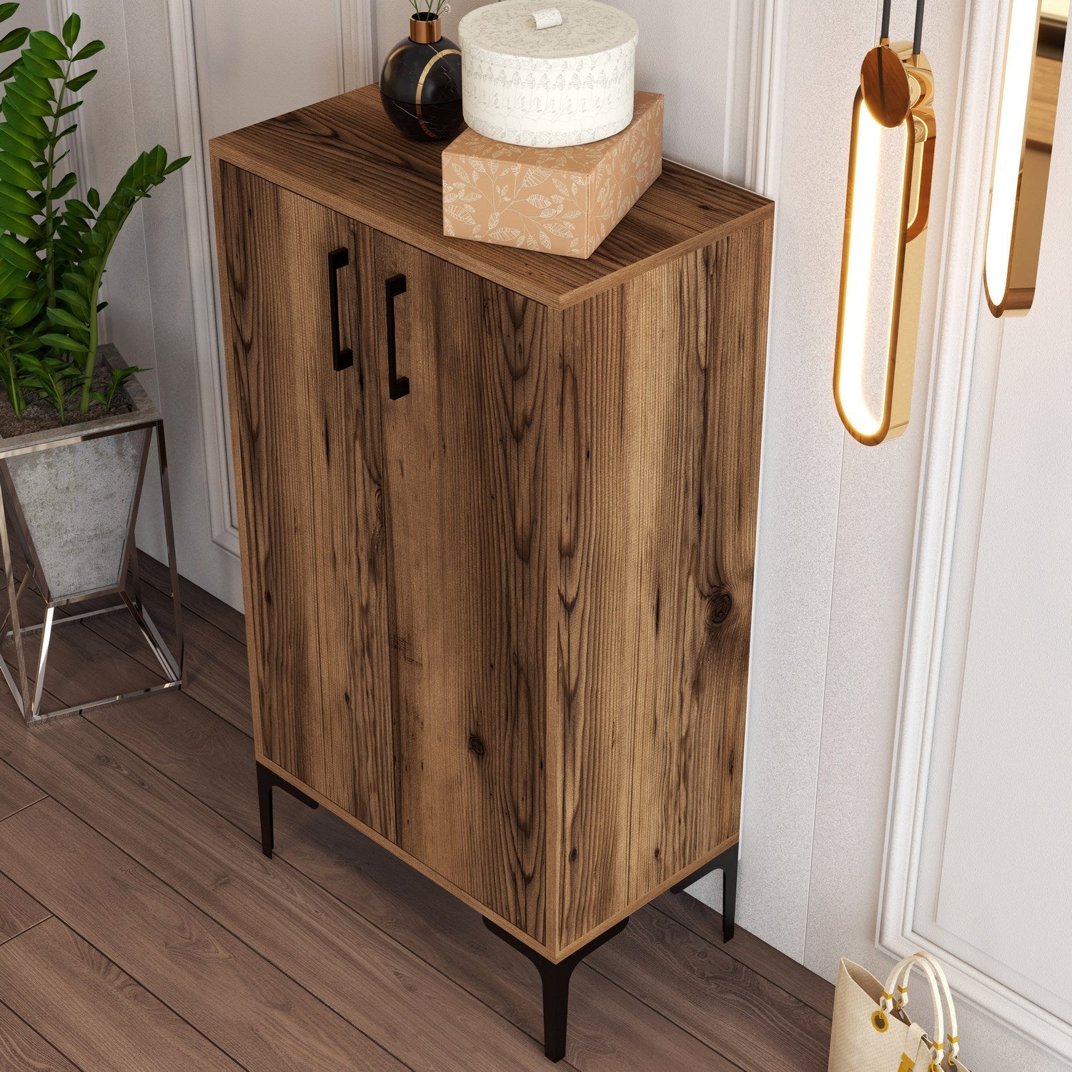 Ormar za obuću Prag - Walnut | AG-vitahome.hr