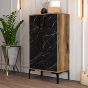 Ormar za obuću Prag - Walnut, Black Marble | AG-vitahome.hr