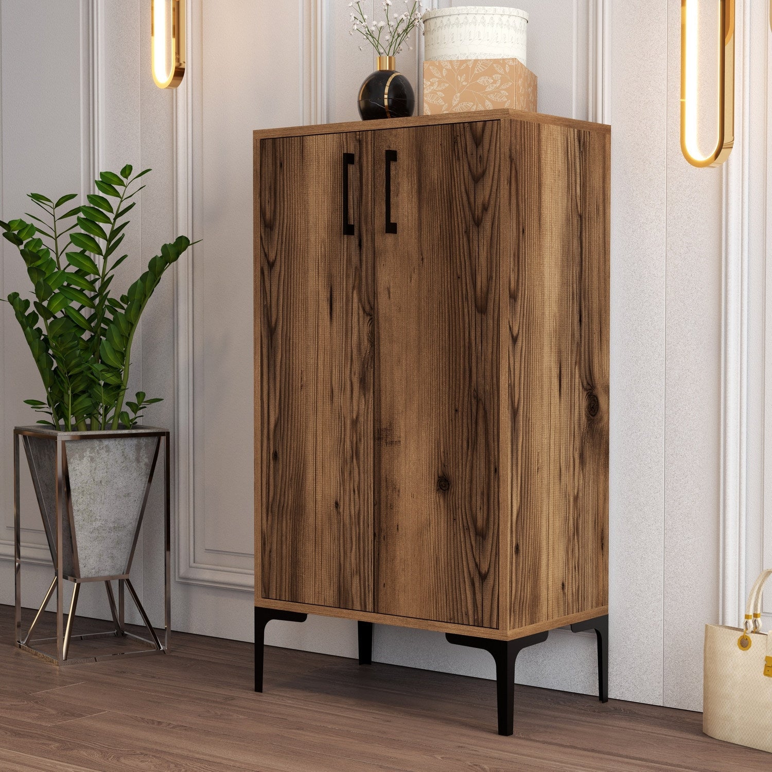 Ormar za obuću Prag - Walnut | AG-vitahome.hr