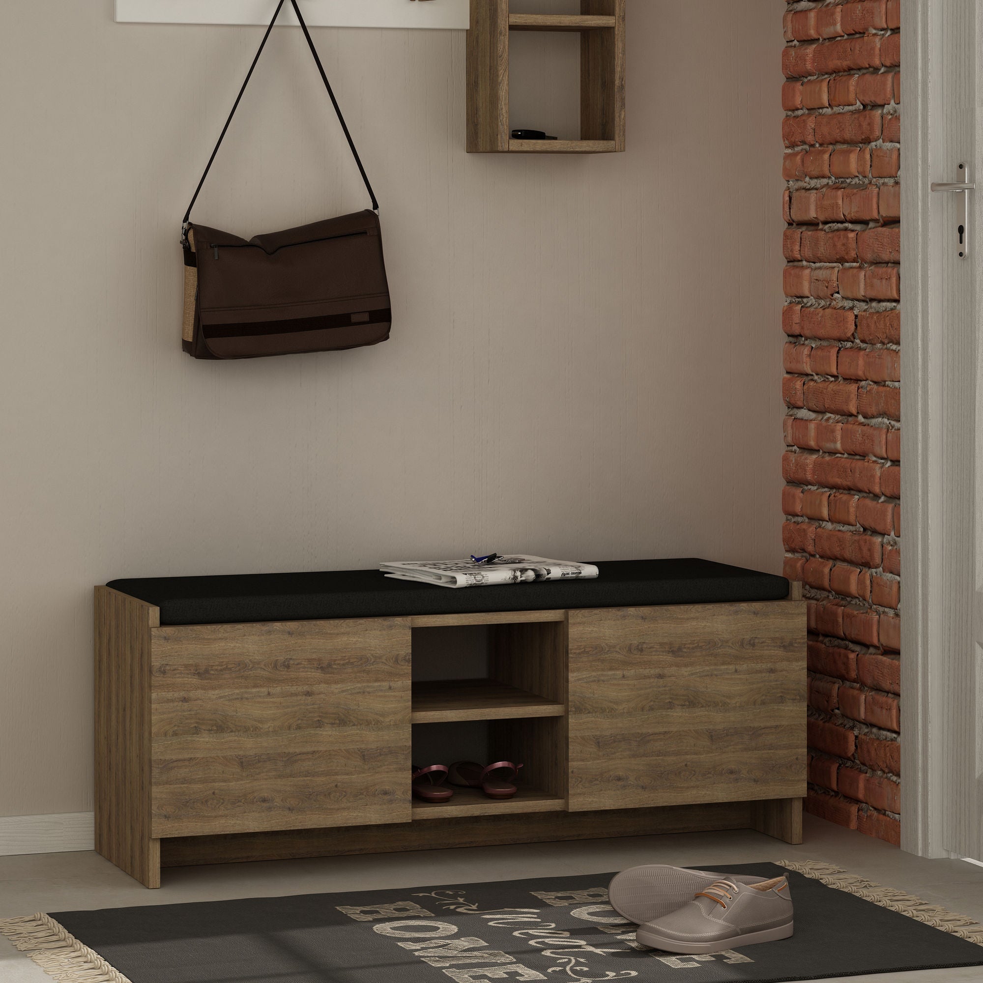 Ormar za obuću Zulla - Dark Oak | AG-vitahome.hr
