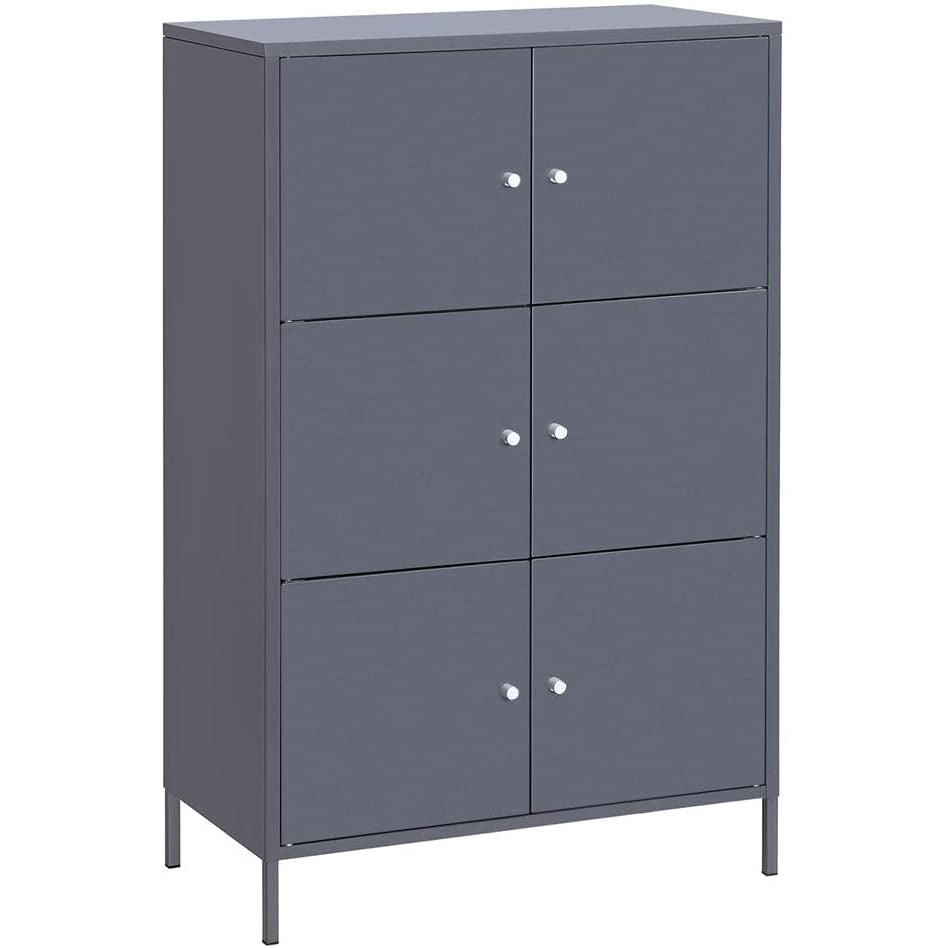 Ormar za pohranu, metalni uredski ormar na 3 razine 65 x 36 x 105,2 cm | SONGMICS-vitahome.hr