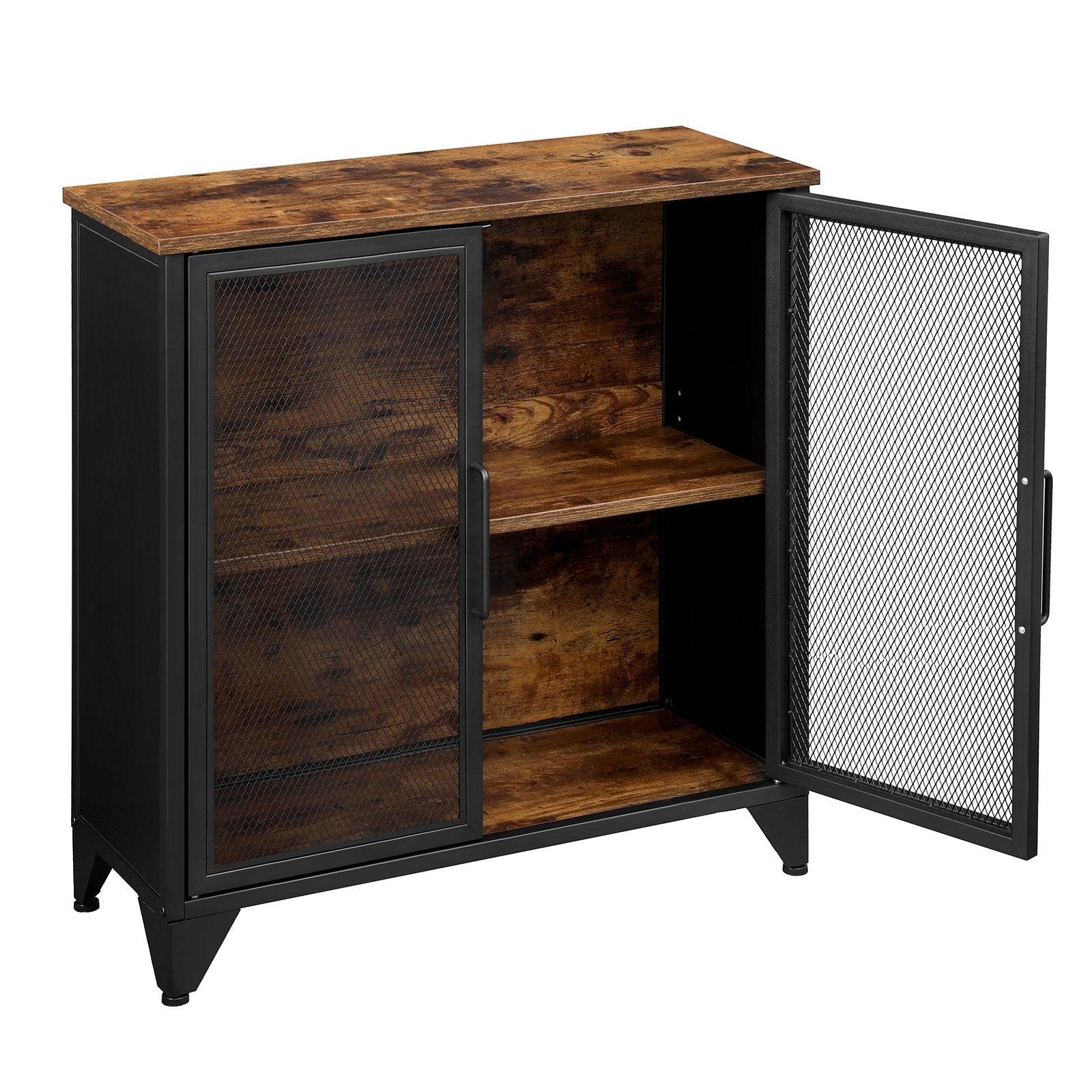 Ormar za pohranu s metalnim vratima 75 x 33 x 80 cm | Vasagle-vitahome.hr