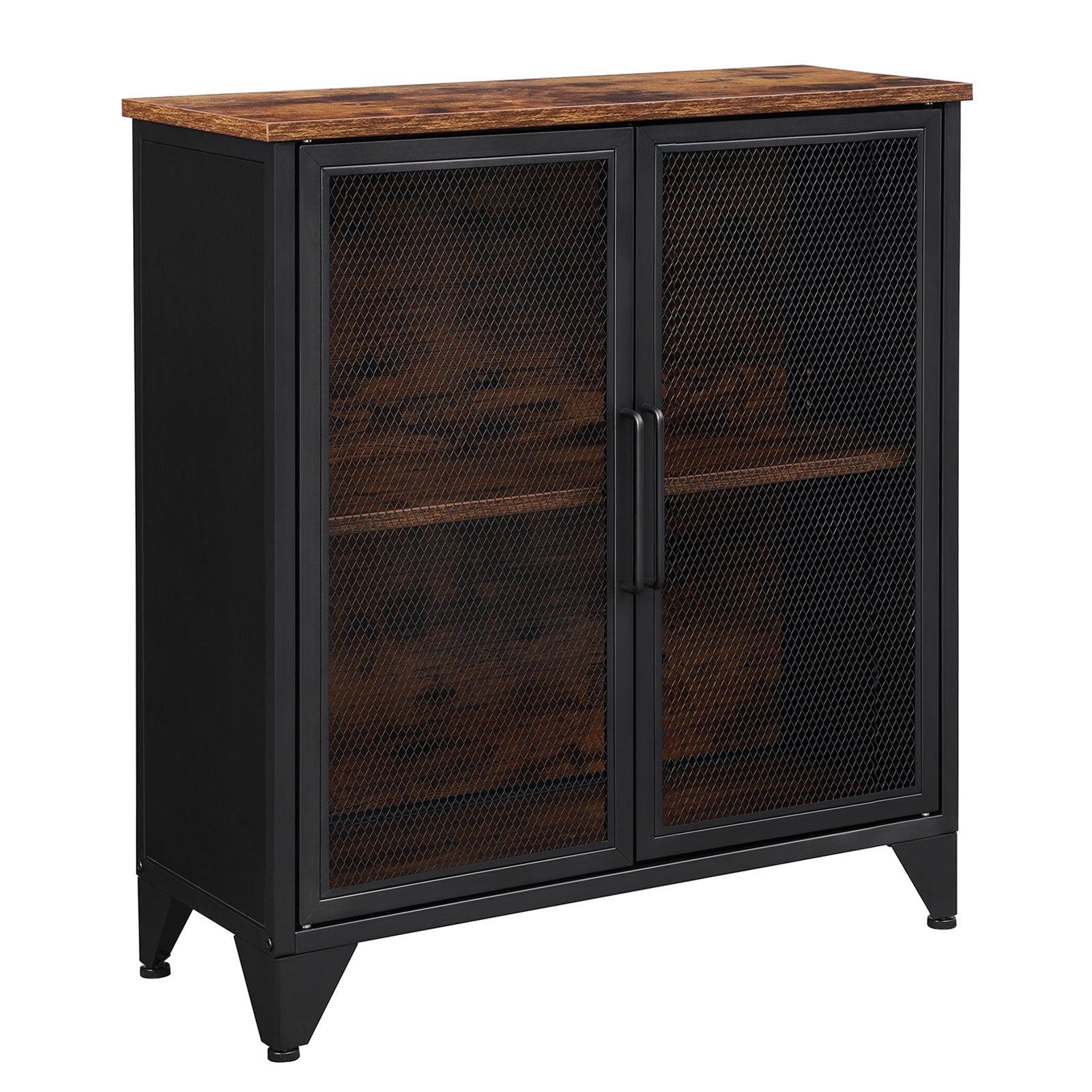 Ormar za pohranu s metalnim vratima 75 x 33 x 80 cm | Vasagle-vitahome.hr