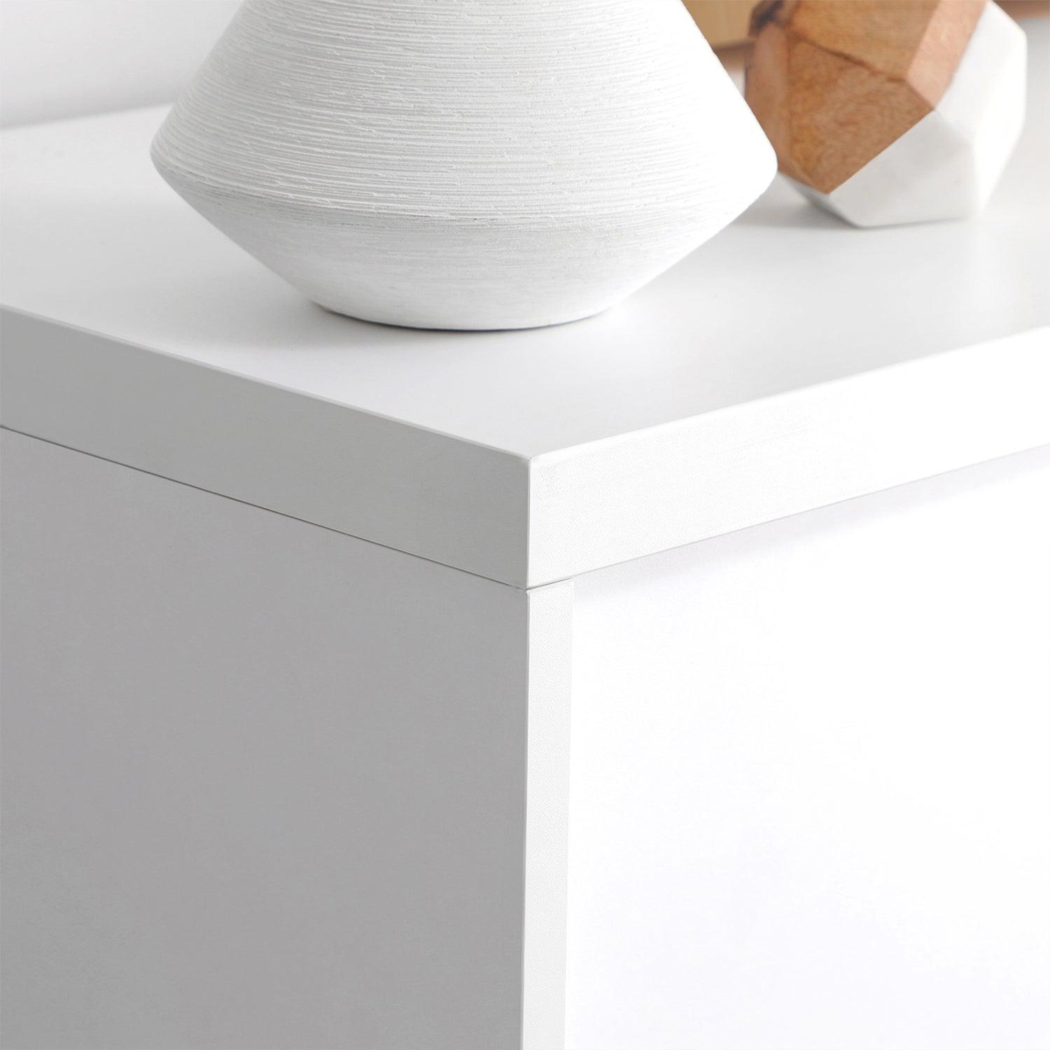 Ormarić za cipele 70 x 35 x 100 cm, klasičnog stila, bijele boje | VASAGLE-vitahome.hr