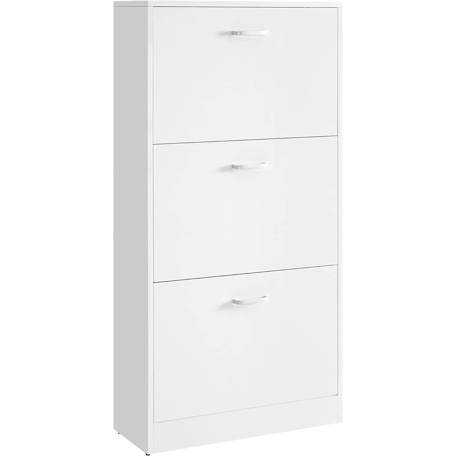 Ormarić za cipele na 3 razine s 3 vrata koja se otvaraju 60 x 120 x 24 cm, bijela | VASAGLE-vitahome.hr
