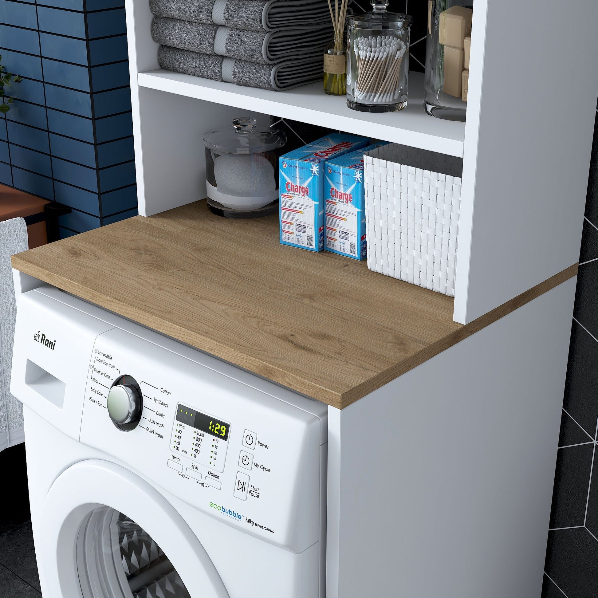 Ormarić za perilicu rublja KD101 - 1950 - Walnut | AG-vitahome.hr