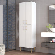 Ormarić za pohranu Berlin A - White, Gold | AG-vitahome.hr