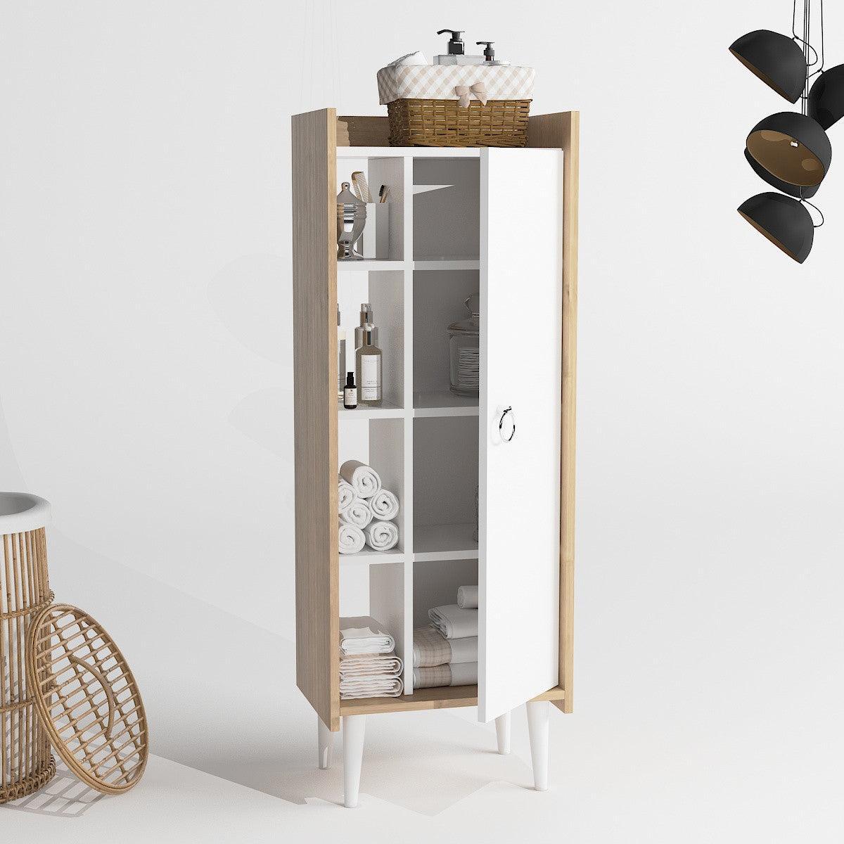 Ormarić za pohranu Lagomood Ruby - Oak, White | AG-vitahome.hr