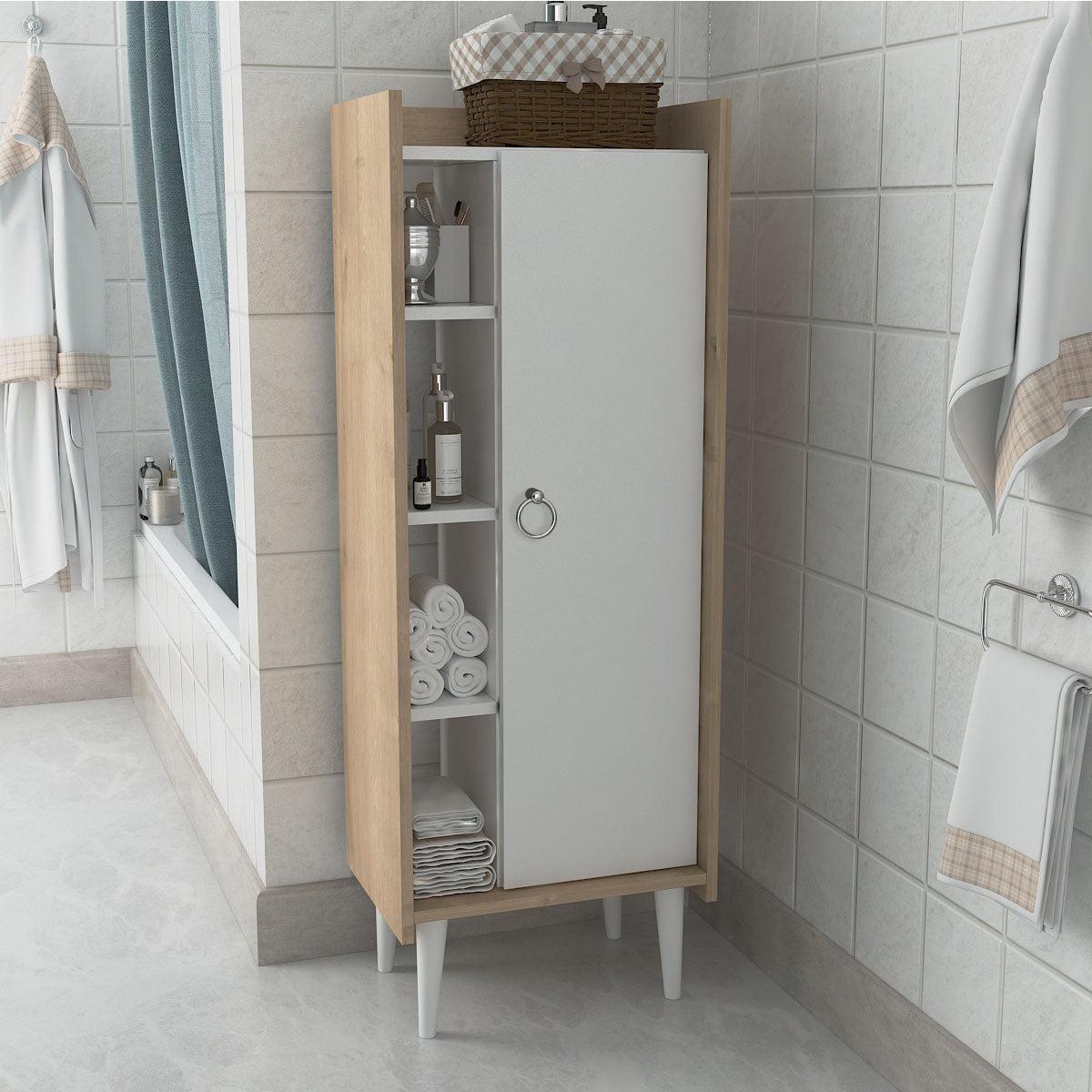Ormarić za pohranu Lagomood Ruby - Oak, White | AG-vitahome.hr