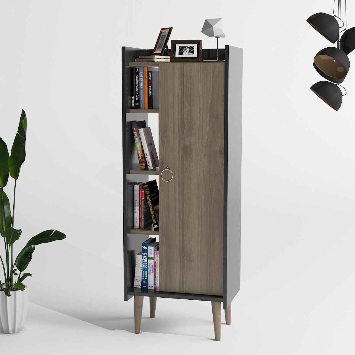 Ormarić za pohranu Lagomood Ruby - Walnut, Anthracite | AG-vitahome.hr