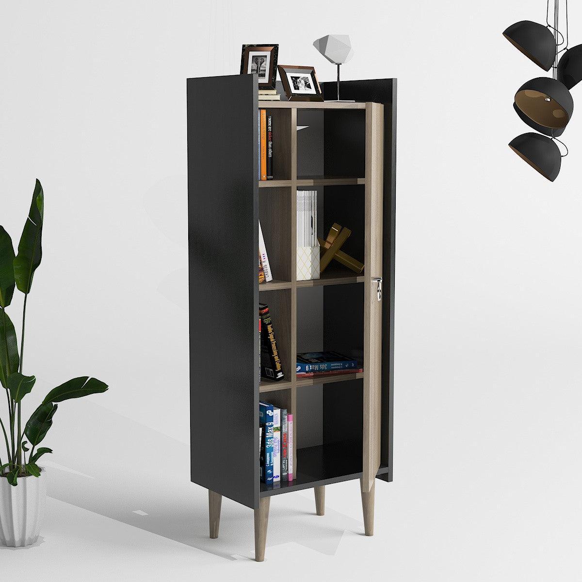 Ormarić za pohranu Lagomood Ruby - Walnut, Anthracite | AG-vitahome.hr