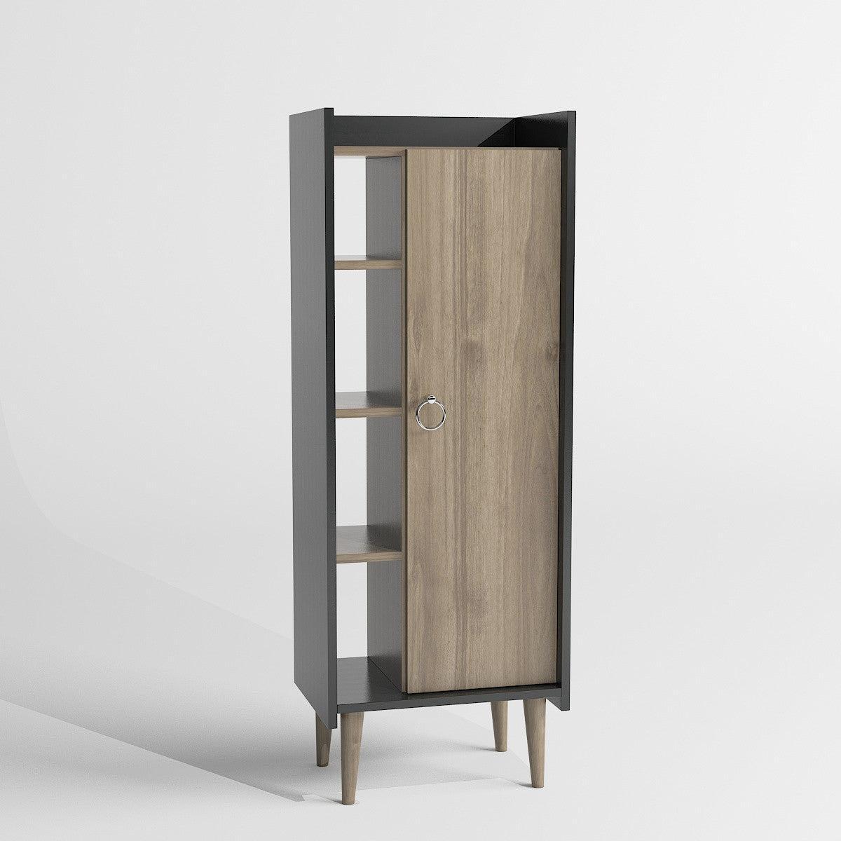 Ormarić za pohranu Lagomood Ruby - Walnut, Anthracite | AG-vitahome.hr