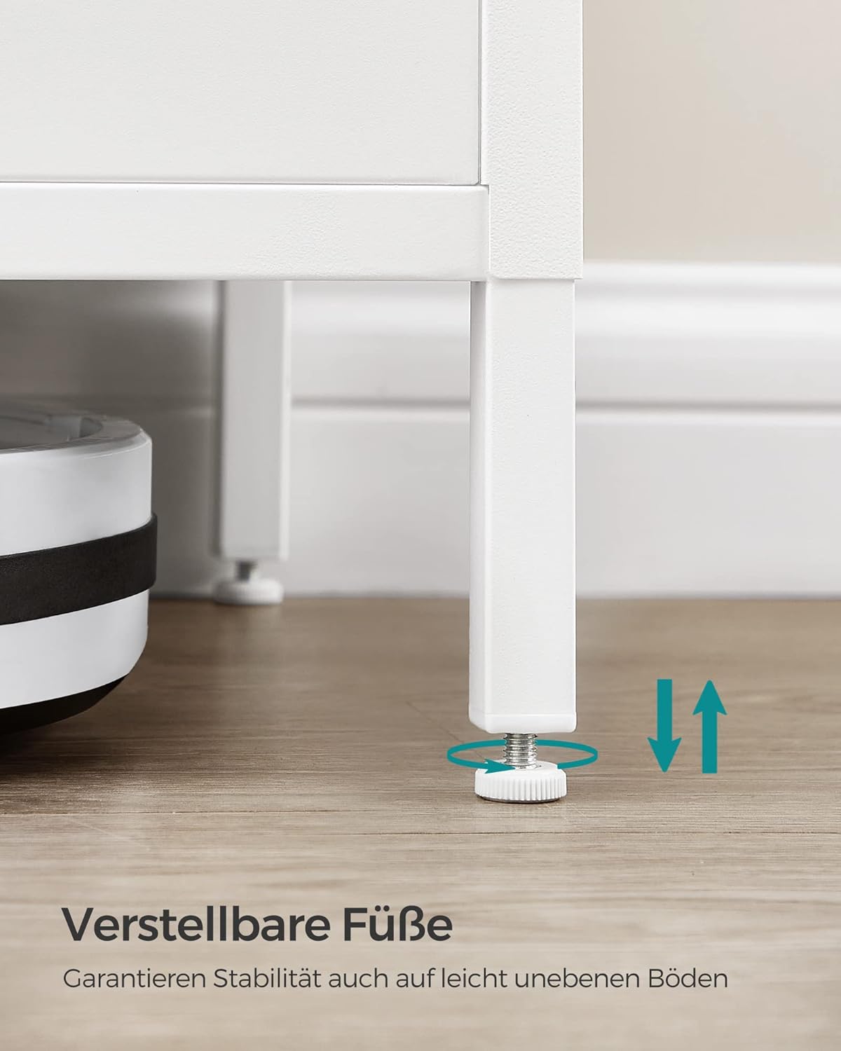 Ormarić za pohranu s dvoja vrata, 80x76x40 cm, prirodno bež-bijela