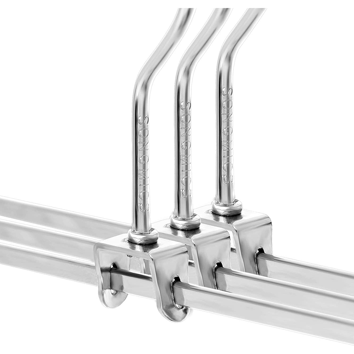 Paket od 20 metalnih vješalica za hlače i skunje 31 x 10,5 cm | SONGMICS-vitahome.hr