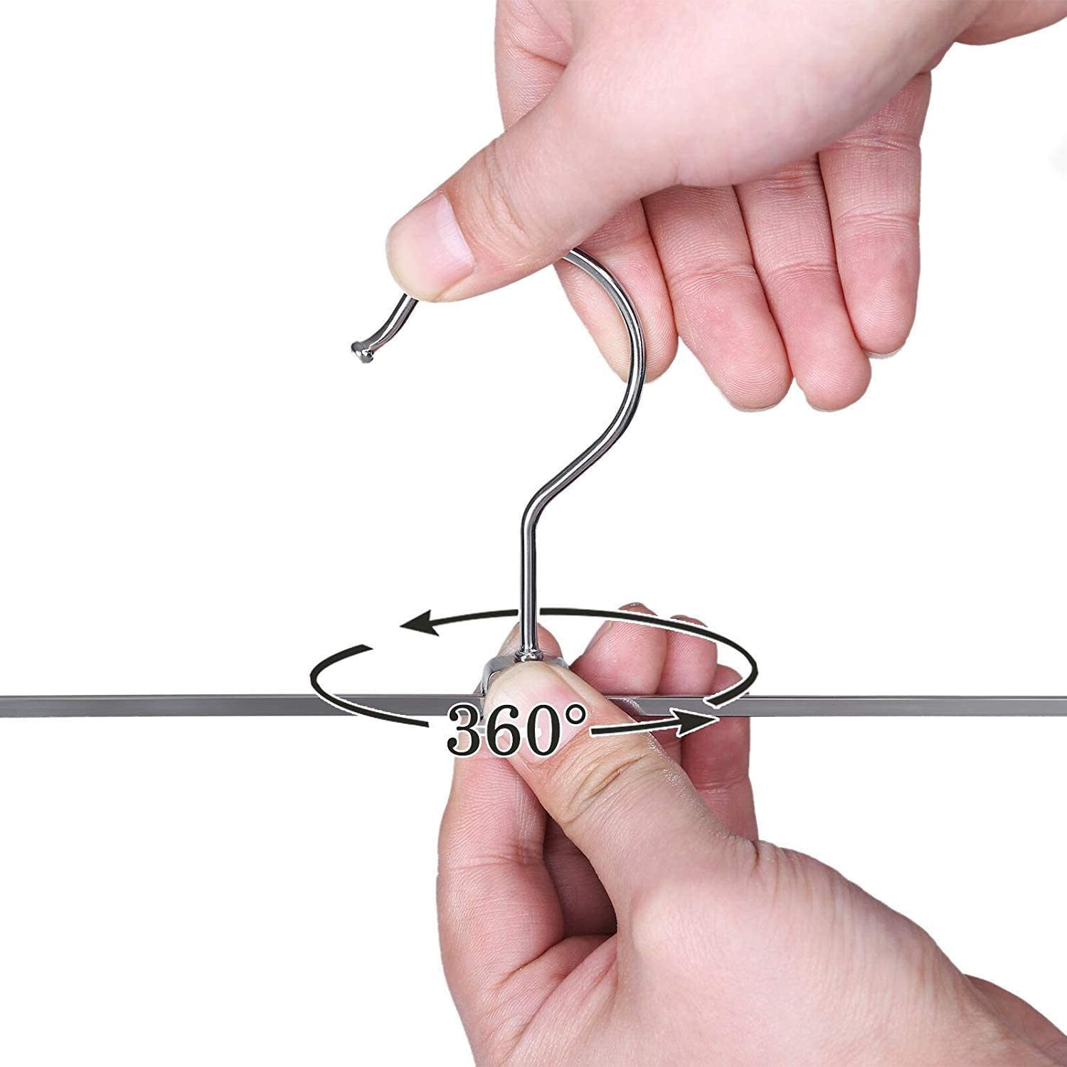 Paket od 20 metalnih vješalica za hlače i skunje 31 x 10,5 cm | SONGMICS-vitahome.hr