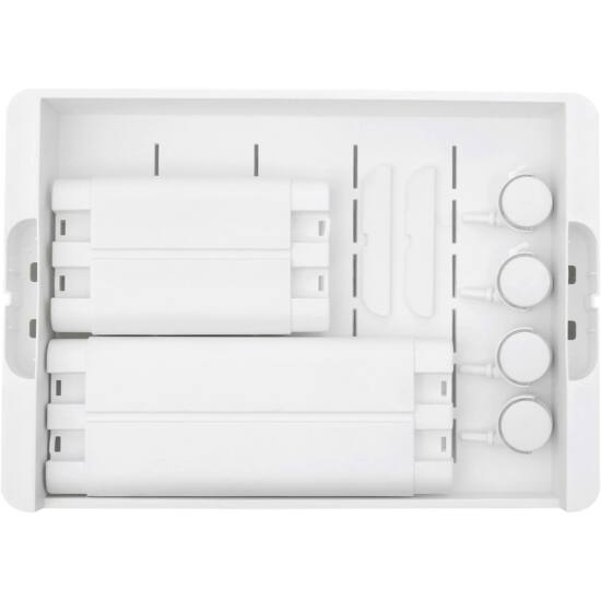 Plastična kolica s kotačima za kuhinju / ured / kupaonicu, 45 x 32 x 70 cm-SONGMICS-Vita Home