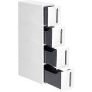 Plastične ladice za pohranu, uska kolica za pohranu 45 x 84 x 17 cm | SONGMICS-vitahome.hr