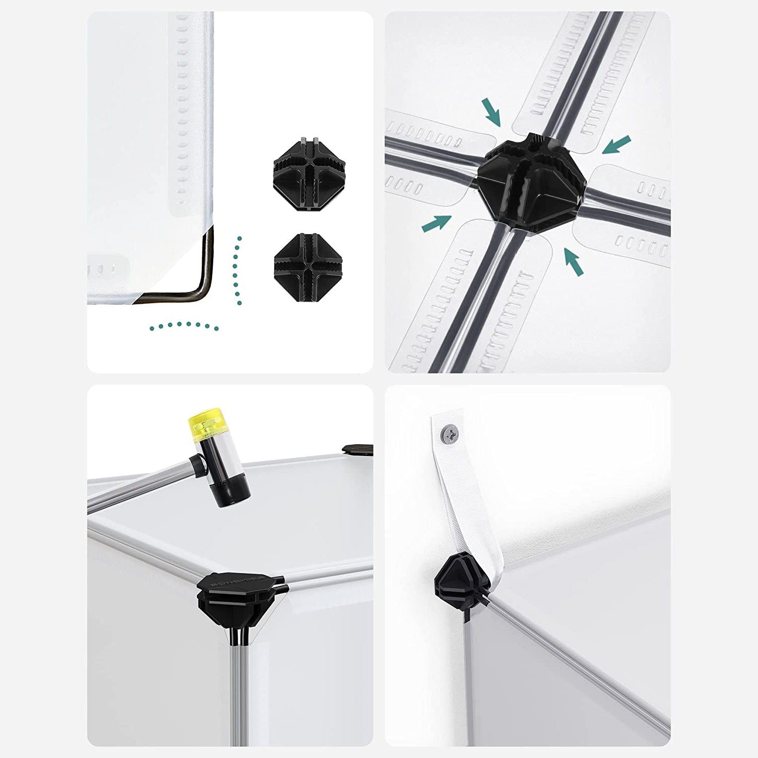Plastični stalak za cipele, kockasti organizator | SONGMICS-vitahome.hr