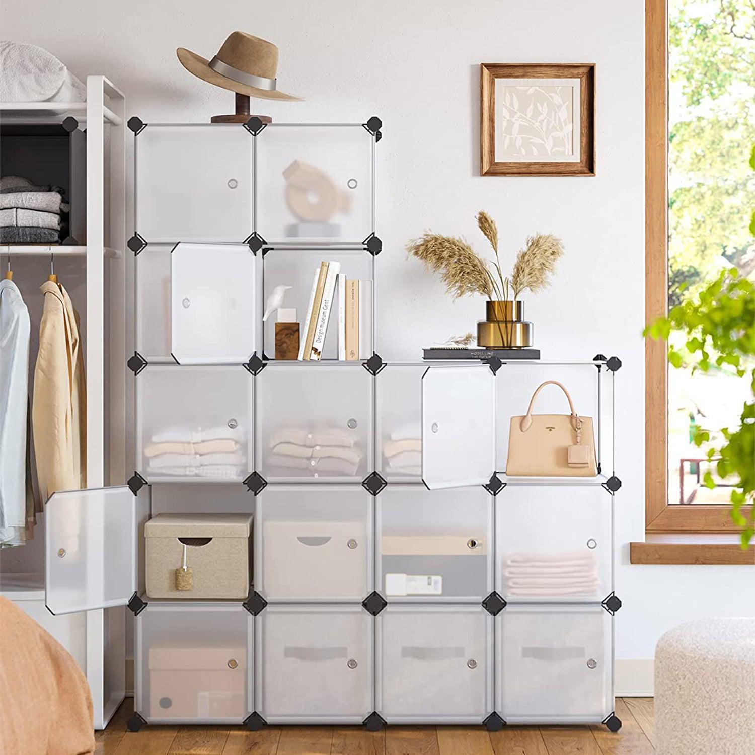 Plastični stalak za cipele, kockasti organizator | SONGMICS-vitahome.hr