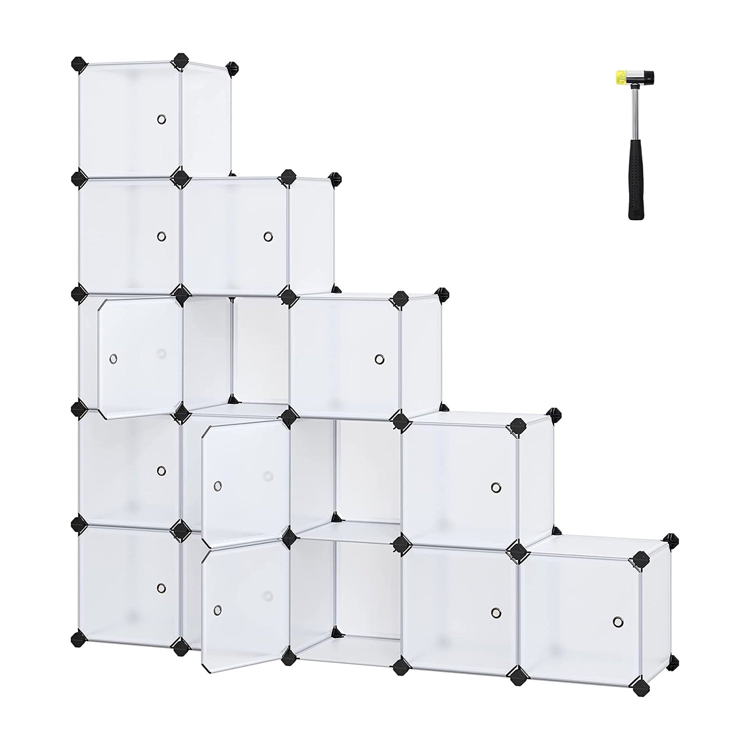 Plastični stalak za cipele, kockasti organizator | SONGMICS-vitahome.hr