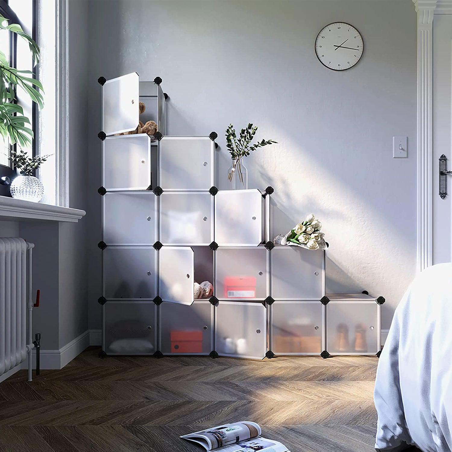 Plastični stalak za cipele, kockasti organizator | SONGMICS-vitahome.hr