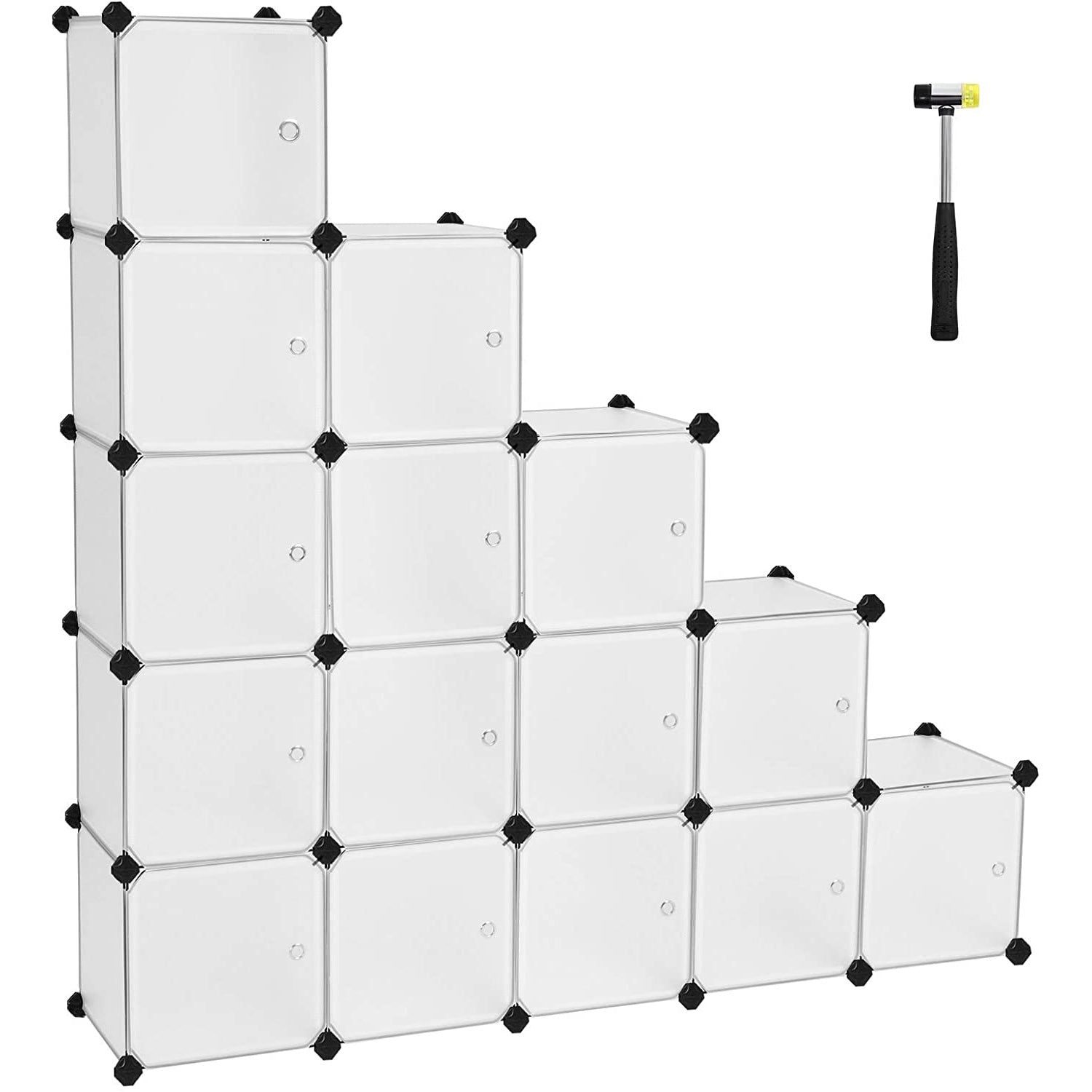 Plastični stalak za cipele, kockasti organizator | SONGMICS-vitahome.hr