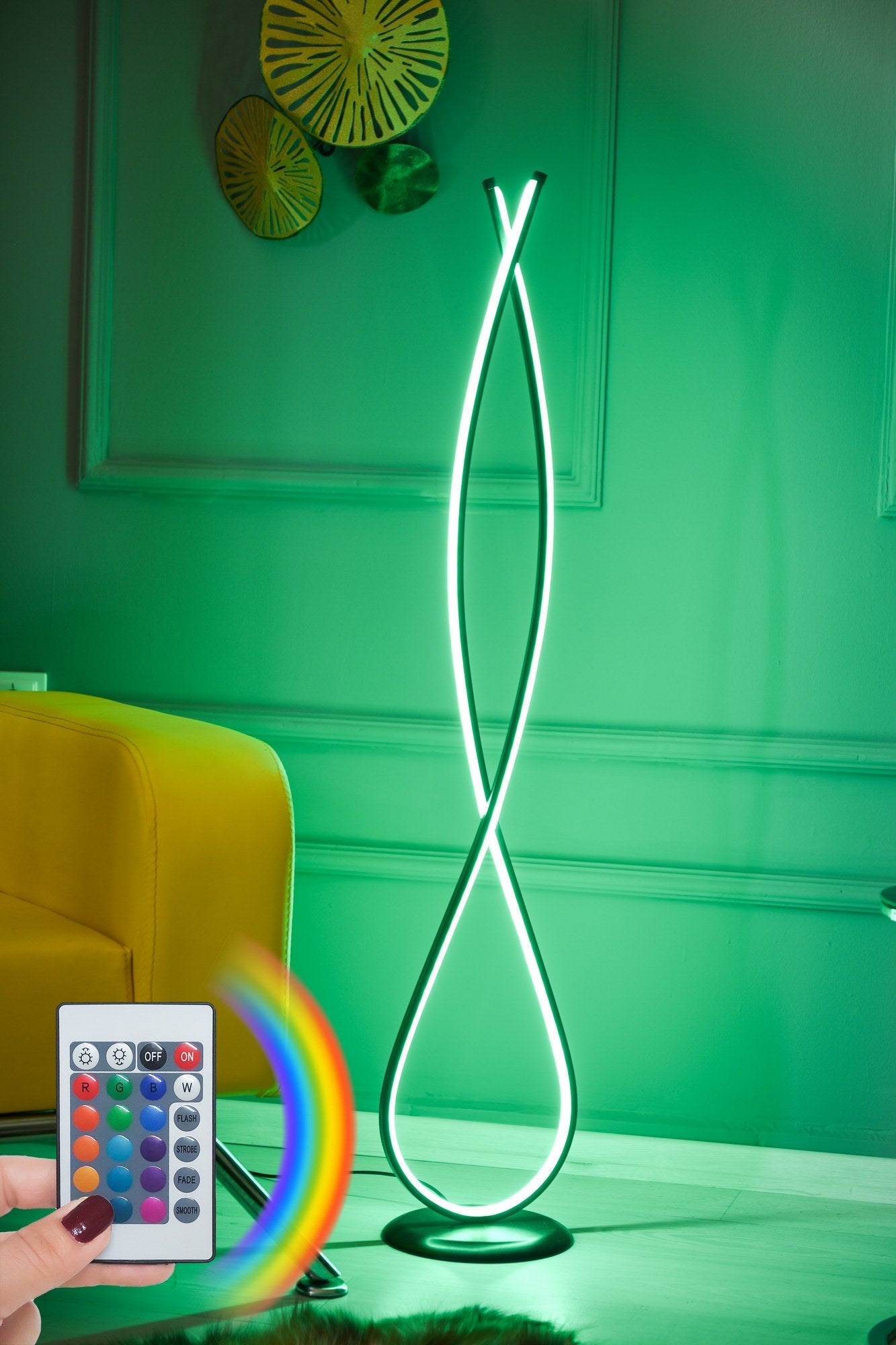 Podna lampa Infinity Black - Multicolor | AG-vitahome.hr