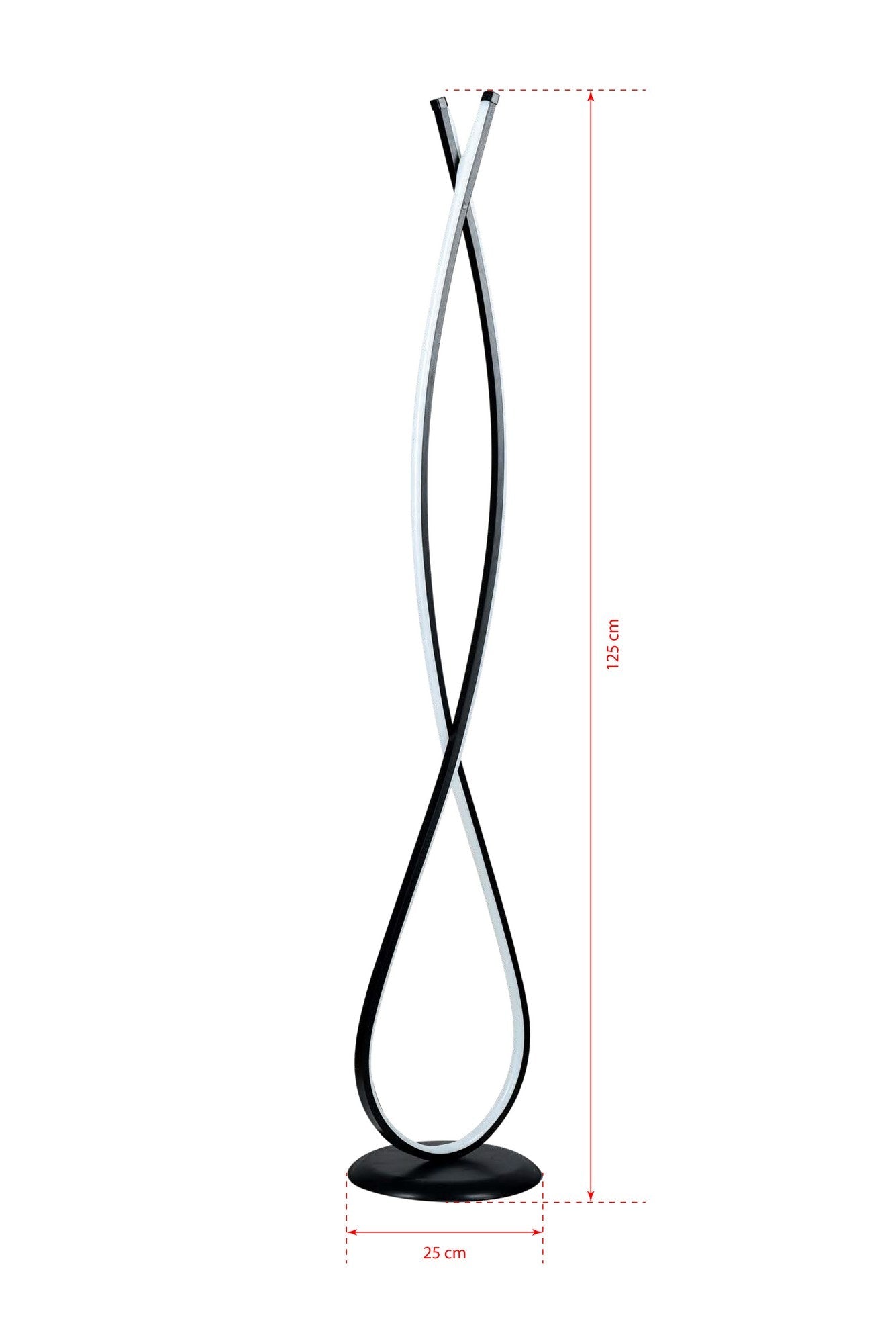 Podna lampa Infinity Black - Multicolor | AG-vitahome.hr