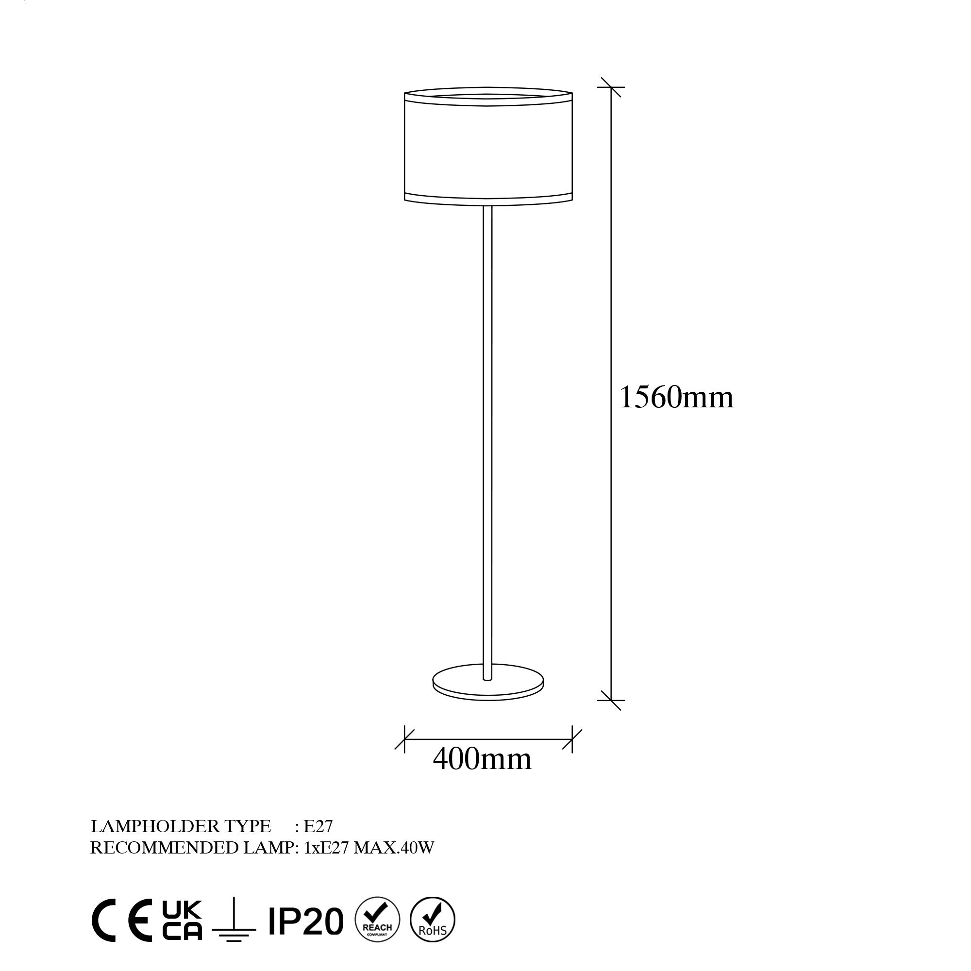 Podna lampa Way - 11612 | AG-vitahome.hr