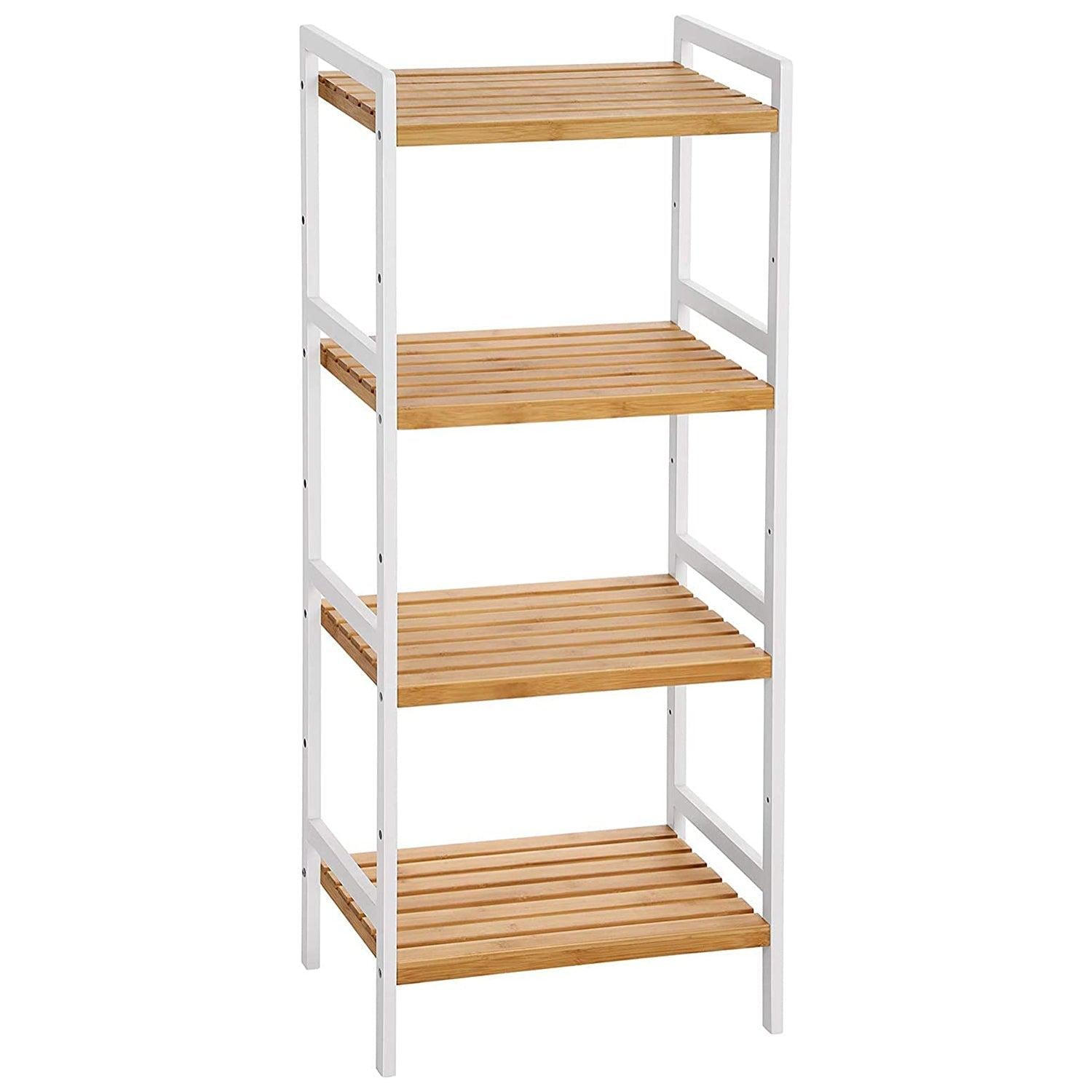 Polica od bambusa, kuhinjska polica, kupaonska polica, 45 x 31,5 x 110 cm | SONGMICS-vitahome.hr