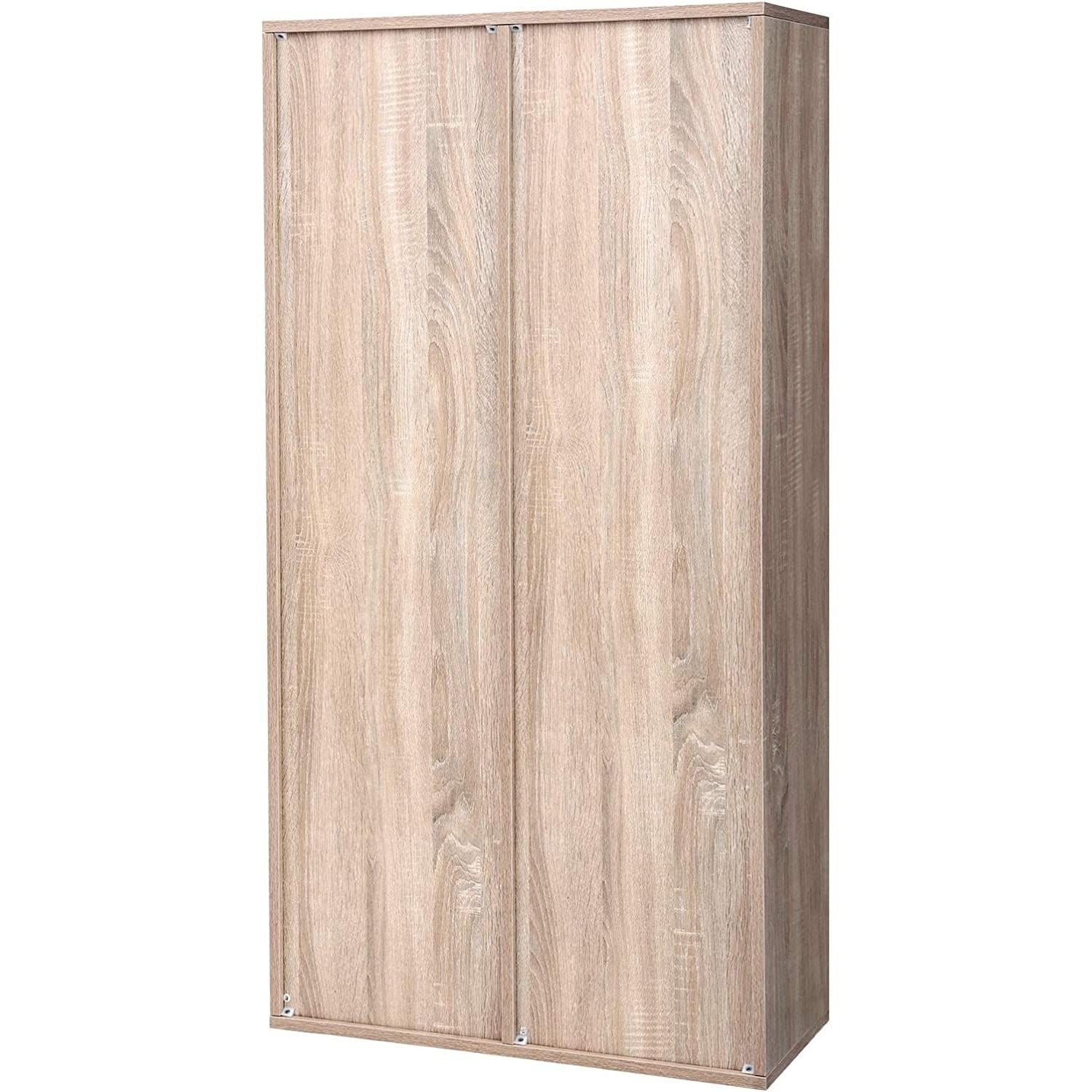 Polica s 8 odjeljaka, polica za knjige, ukrasna polica, 65,5 x 30 x 129,5 cm | VASAGLE-vitahome.hr