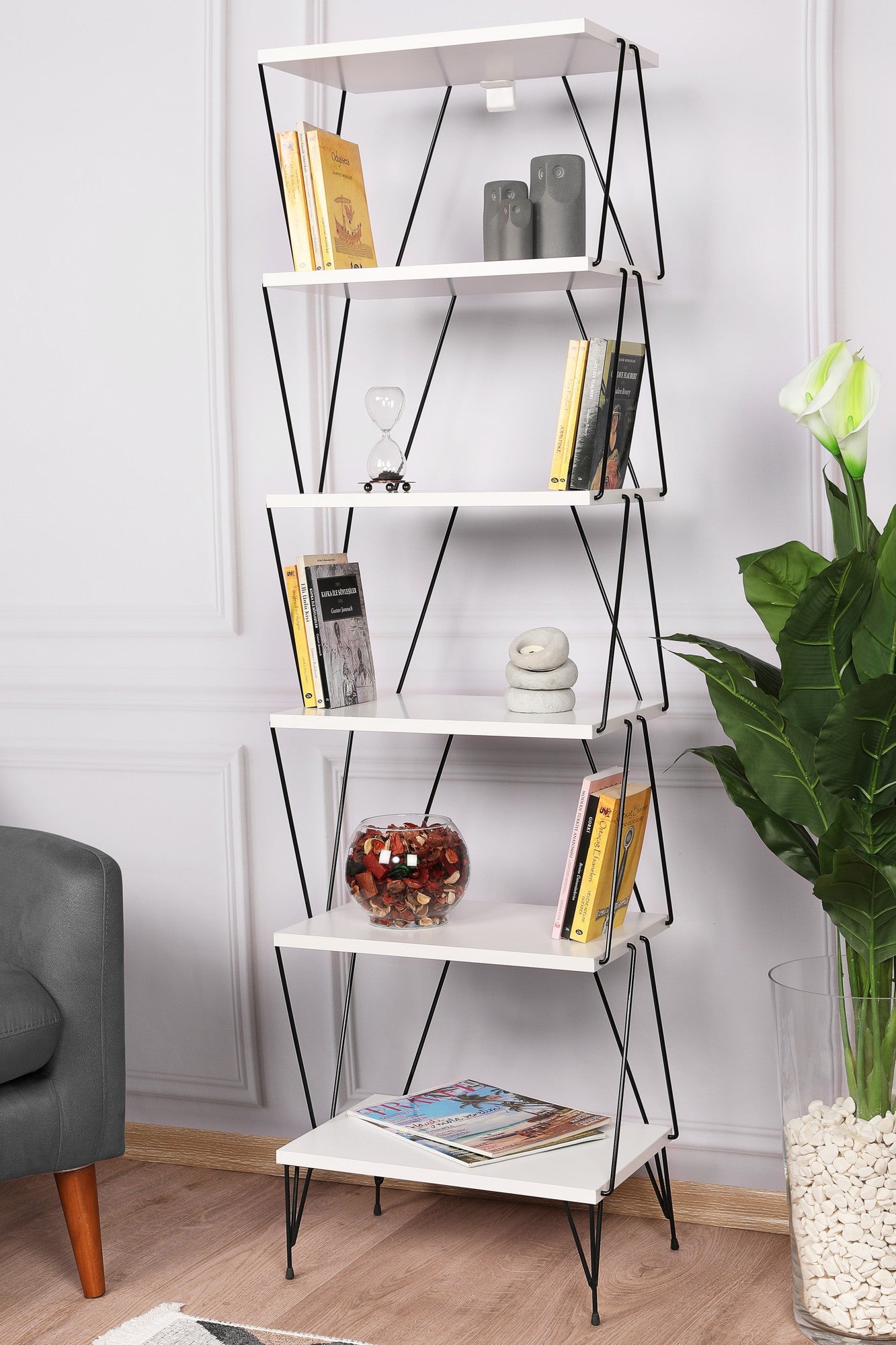 Polica za knjige Balaban - White | AG-vitahome.hr