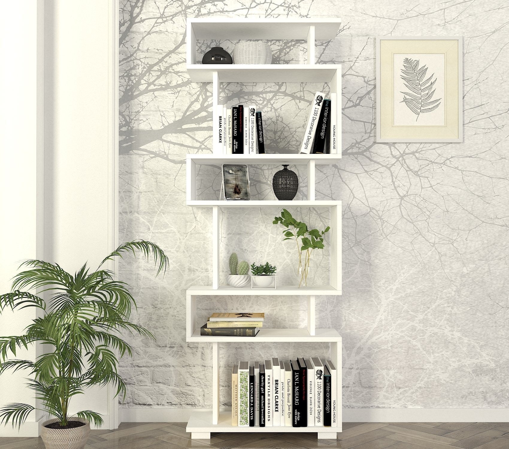 Polica za knjige Blok - White | AG-vitahome.hr