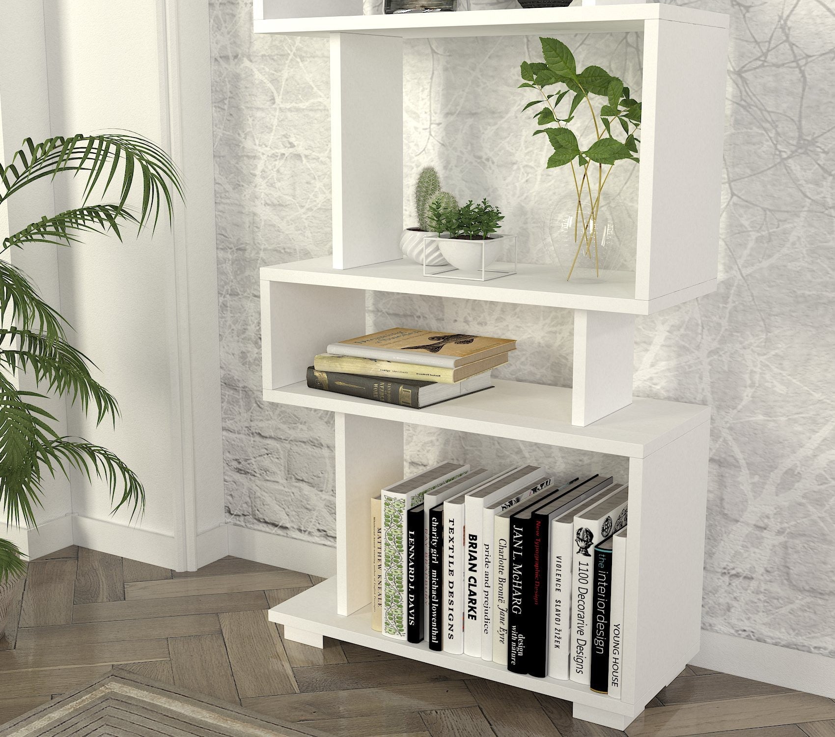 Polica za knjige Blok - White | AG-vitahome.hr