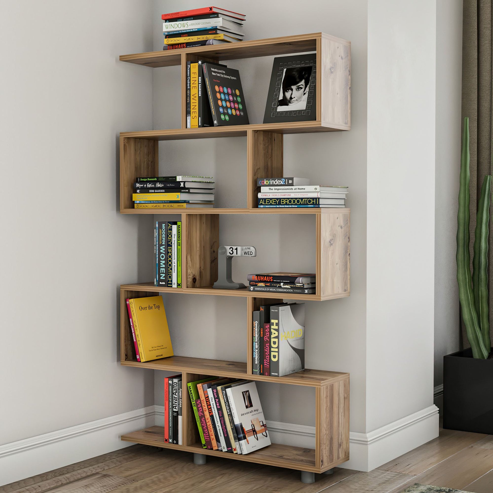 Polica za knjige Elif - Pine | AG-vitahome.hr