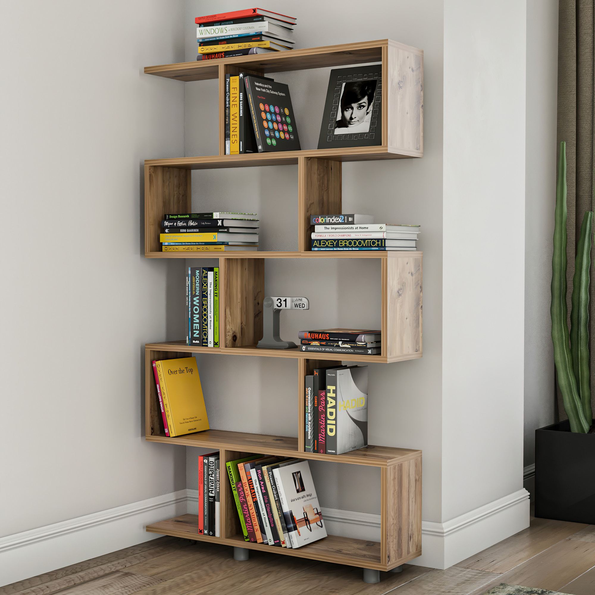 Polica za knjige Elif - Pine | AG-vitahome.hr