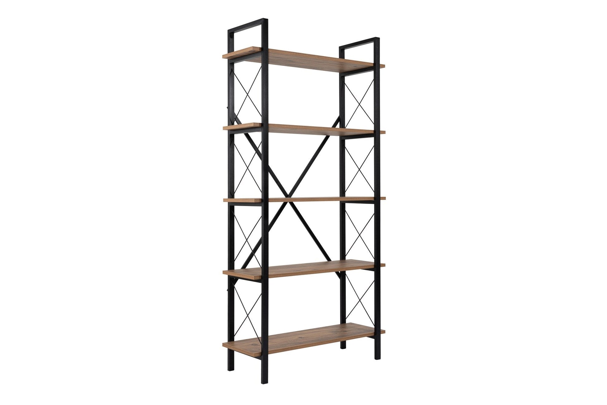 Polica za knjige Elysian - Atlantic Pine, Black | AG-vitahome.hr