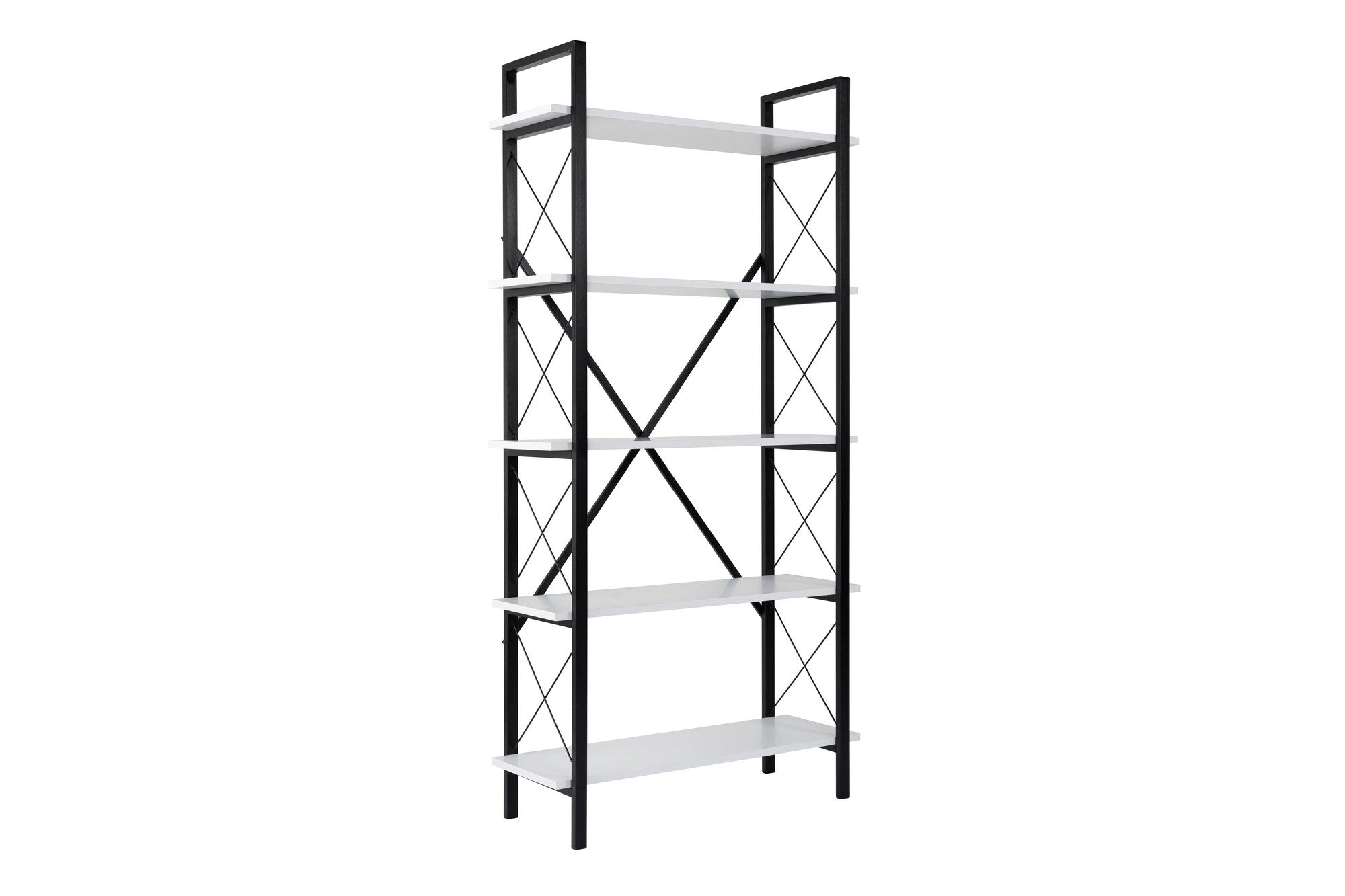 Polica za knjige Elysian - White, Black | AG-vitahome.hr
