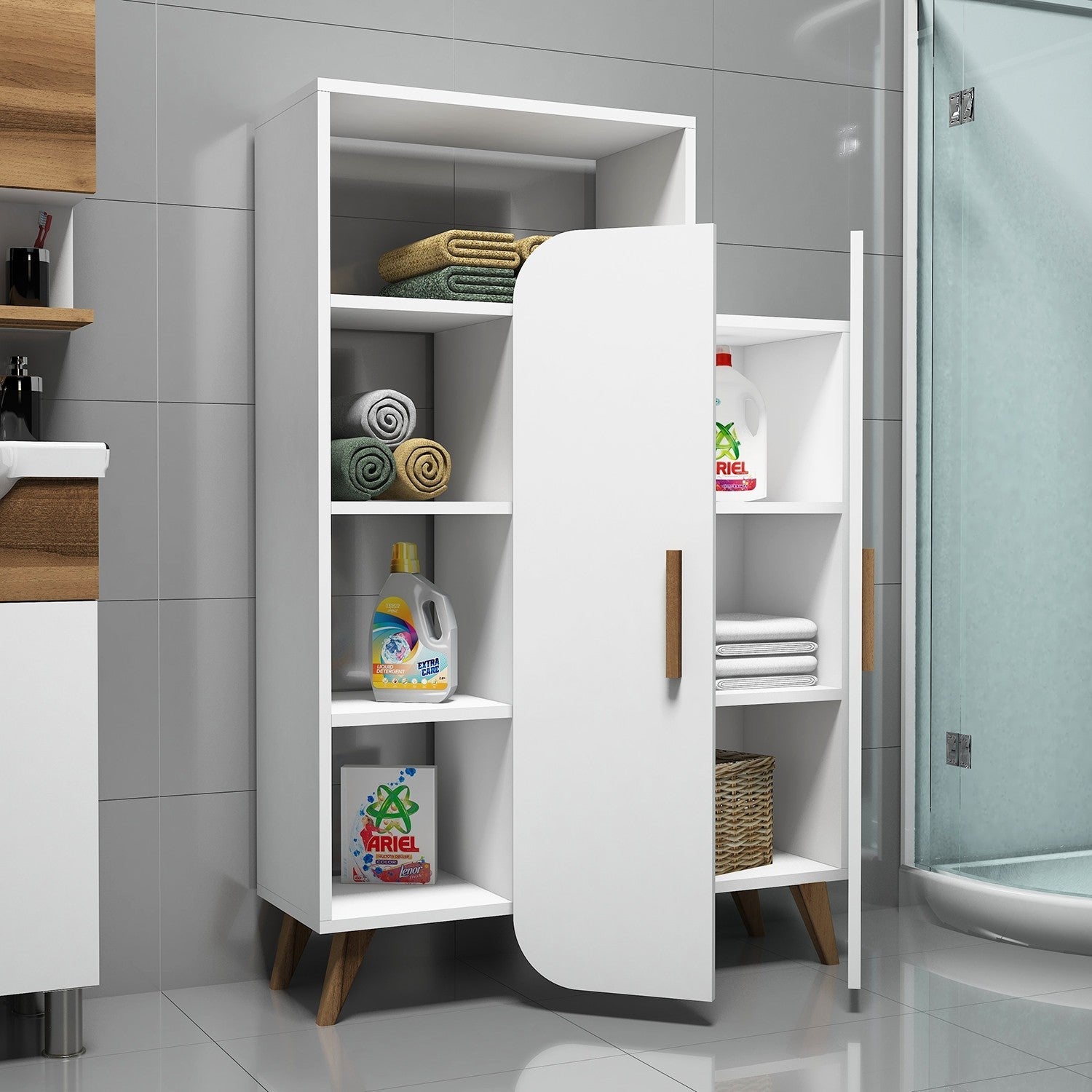 Polica za knjige Form - White | AG-vitahome.hr