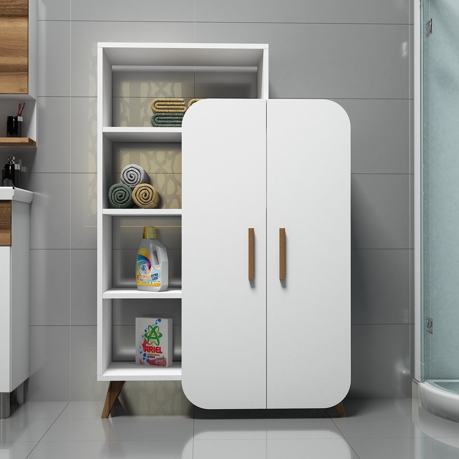 Polica za knjige Form - White | AG-vitahome.hr