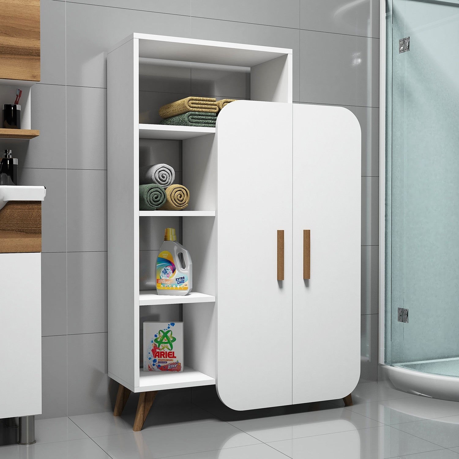 Polica za knjige Form - White | AG-vitahome.hr