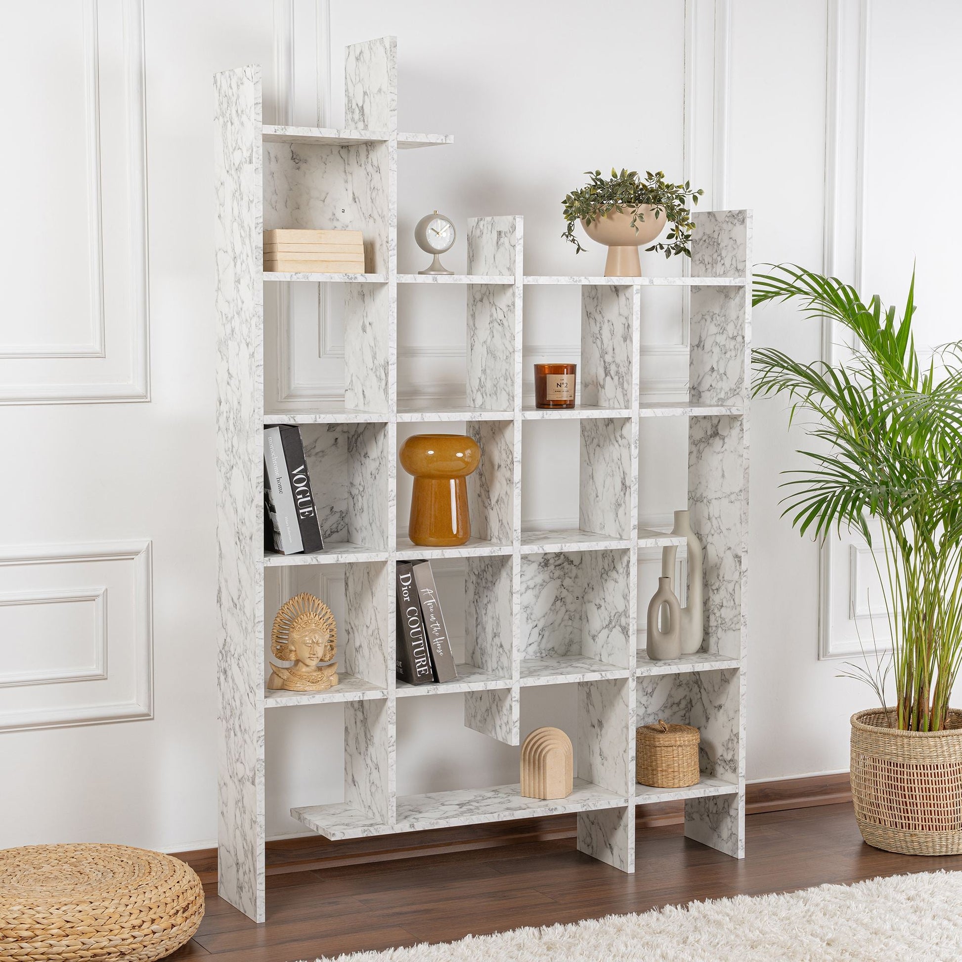 Polica za knjige Manco - Carrara Marble | AG-vitahome.hr