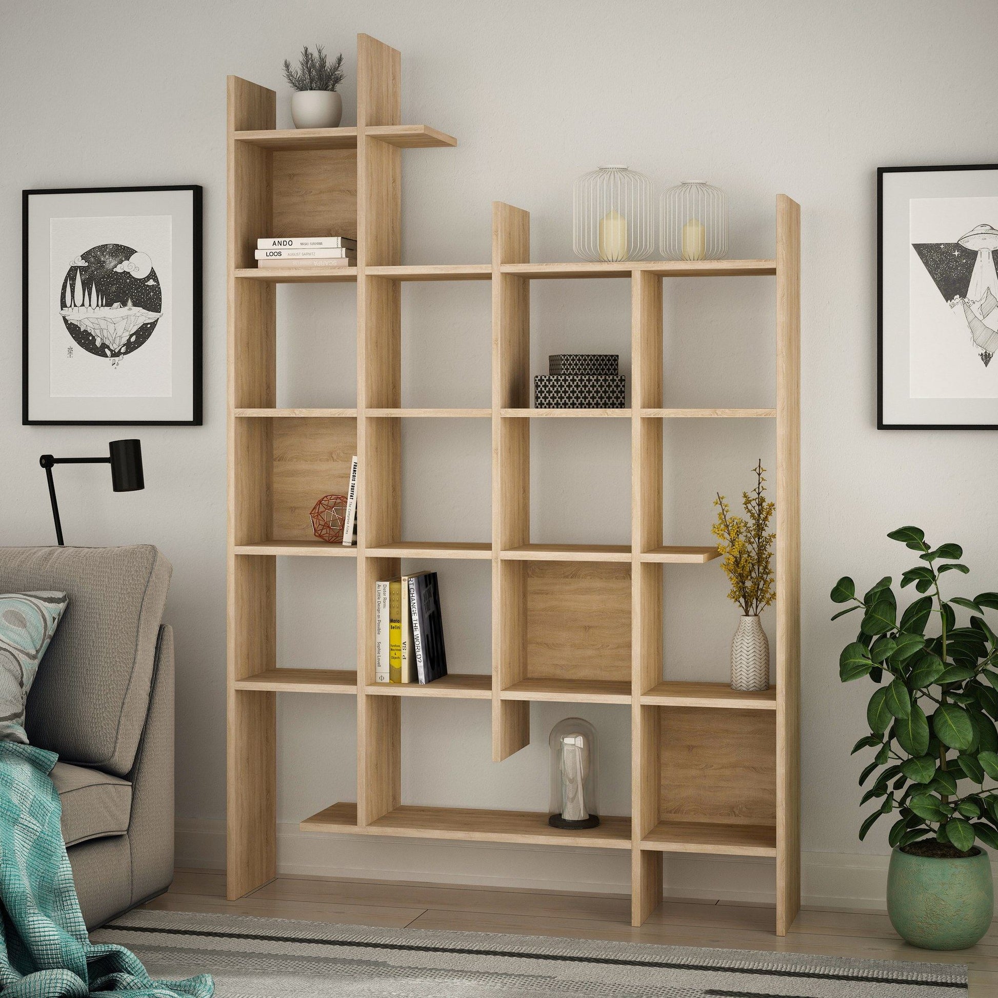 Polica za knjige Manco - Oak | AG-vitahome.hr