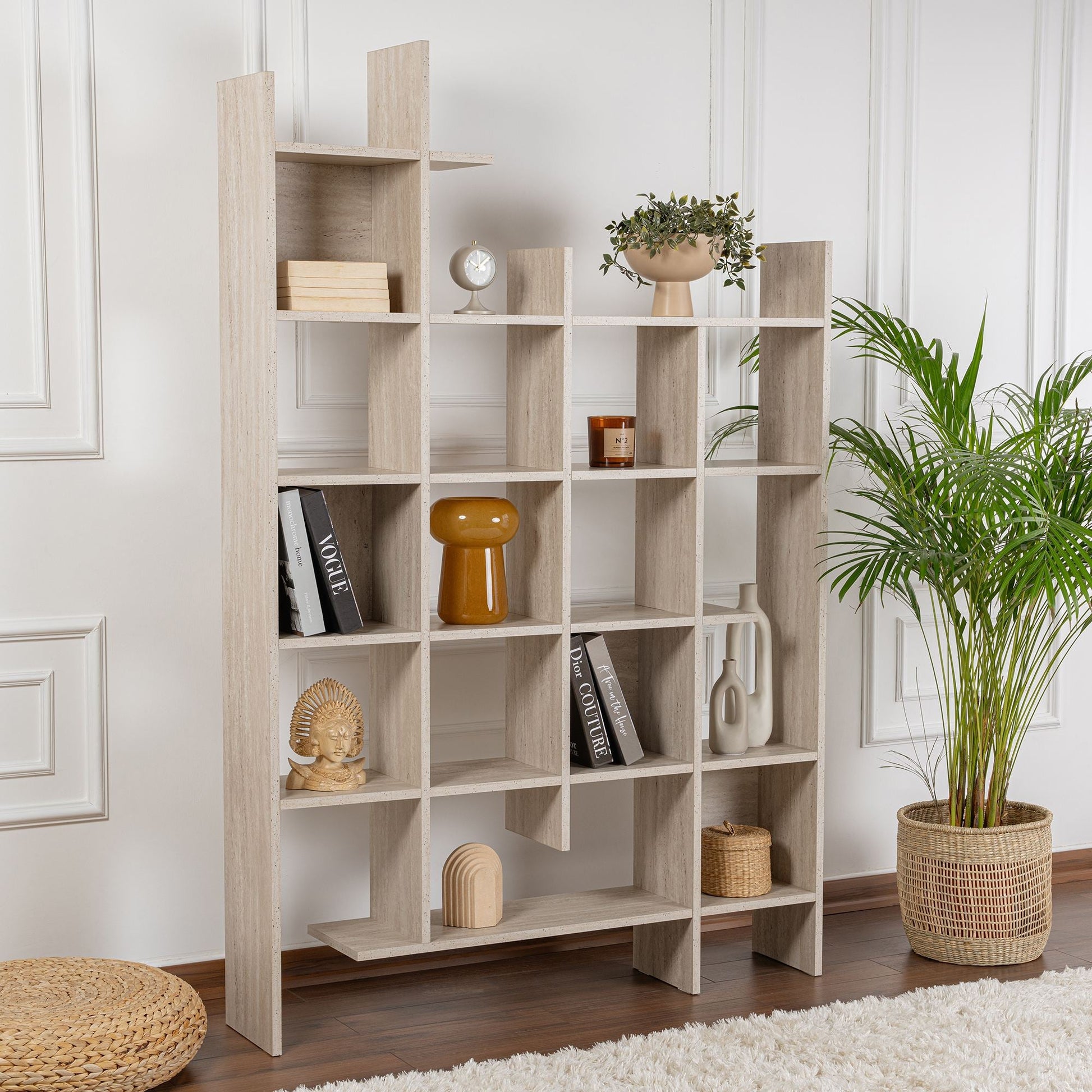 Polica za knjige Manco - Travertine | AG-vitahome.hr