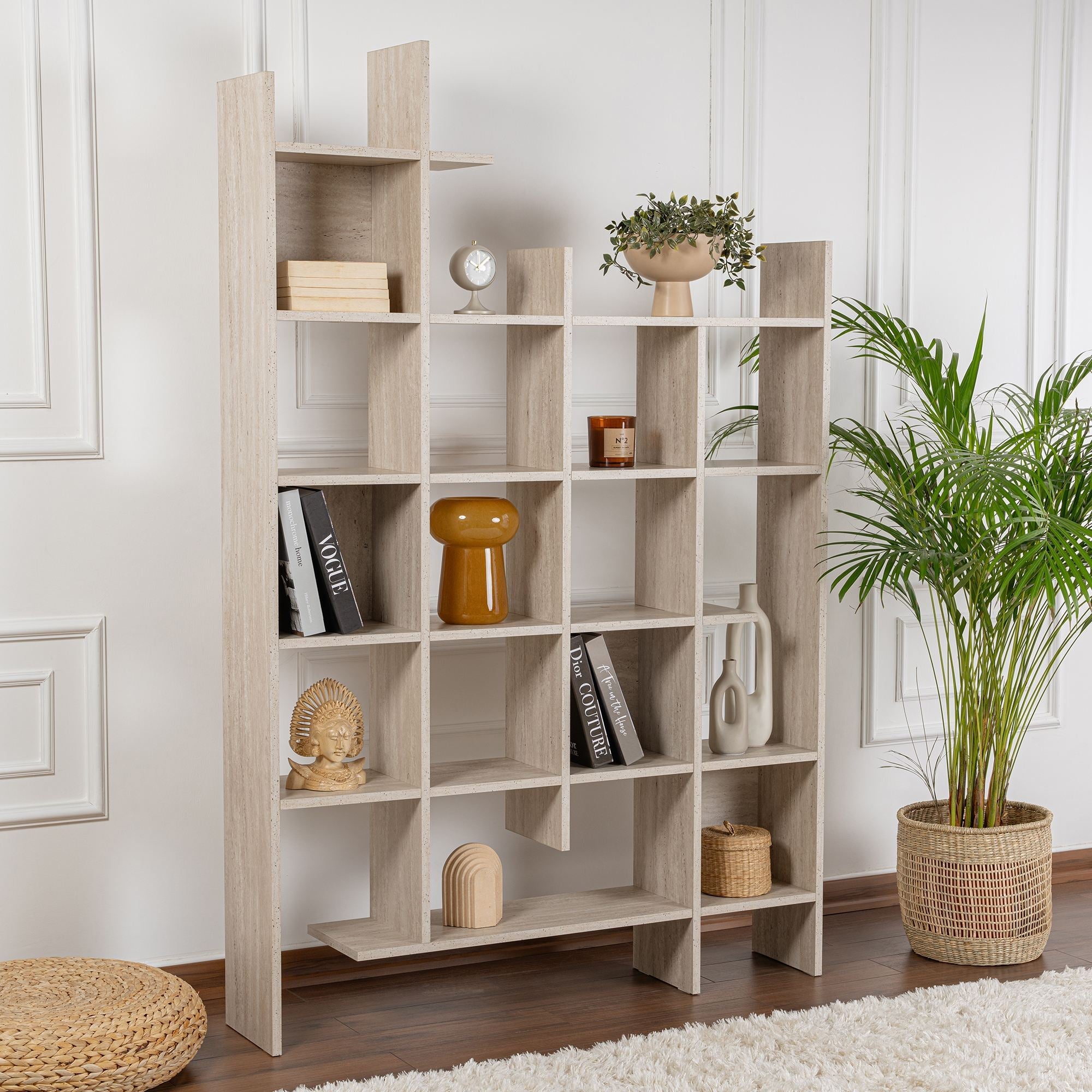 Polica za knjige Manco - Travertine | AG-vitahome.hr