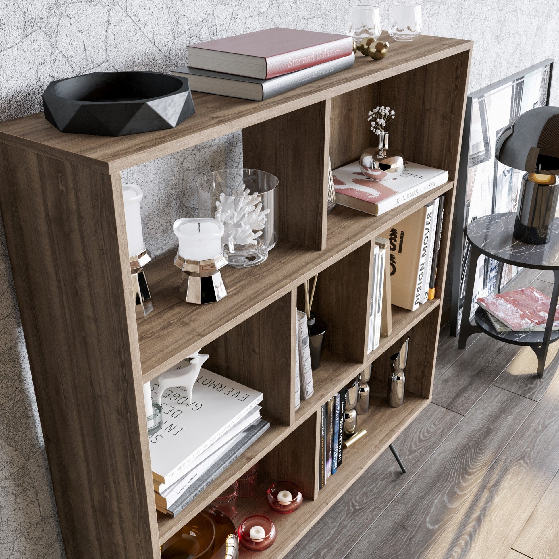 Polica za knjige Mistico - Walnut | AG-vitahome.hr