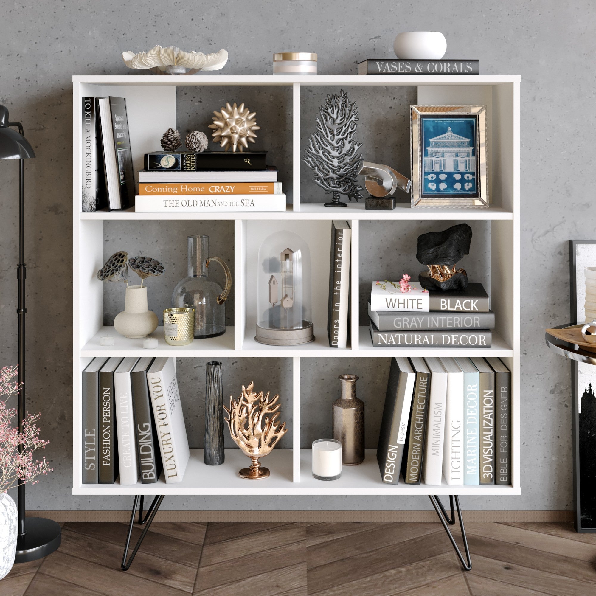 Polica za knjige Mistico - White | AG-vitahome.hr