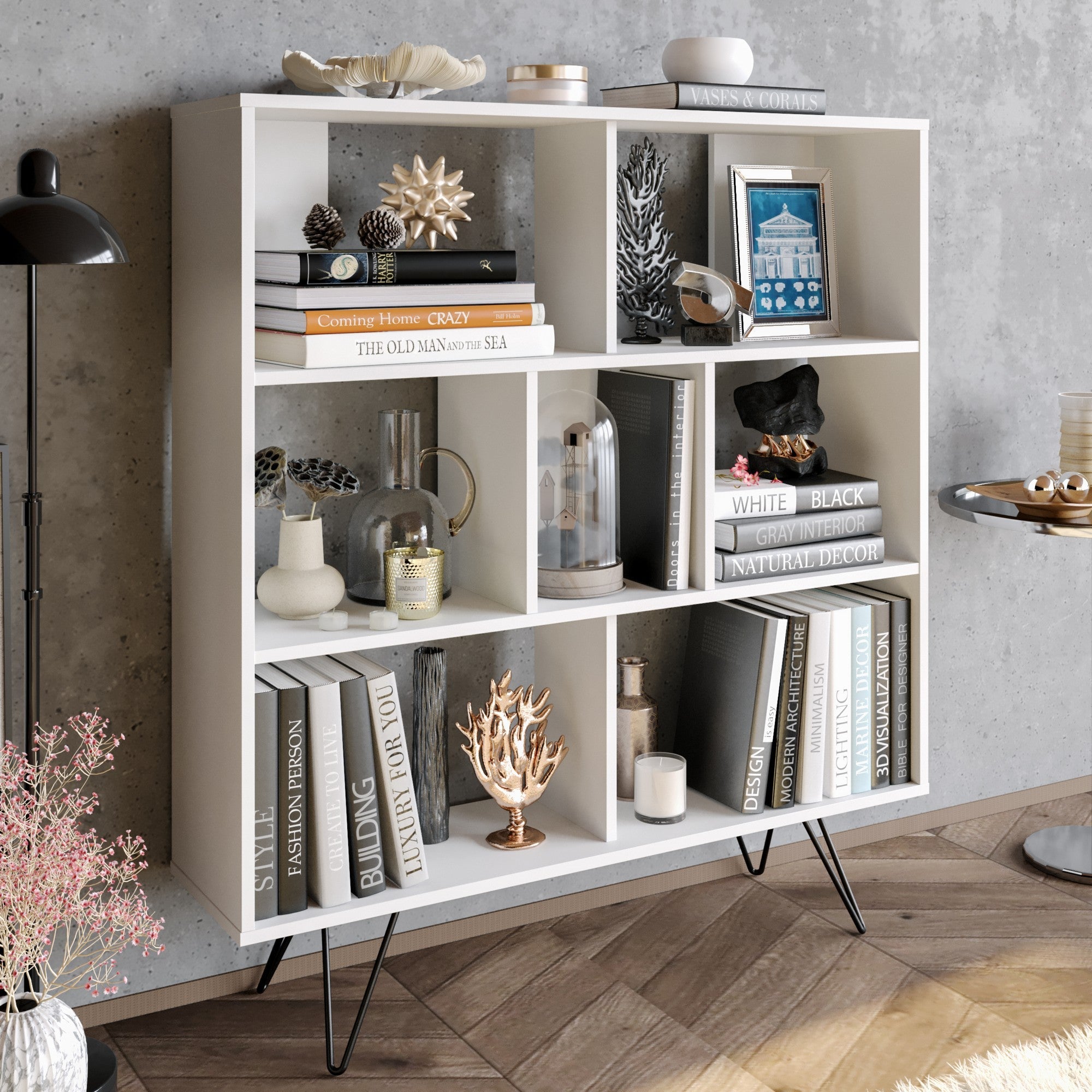 Polica za knjige Mistico - White | AG-vitahome.hr