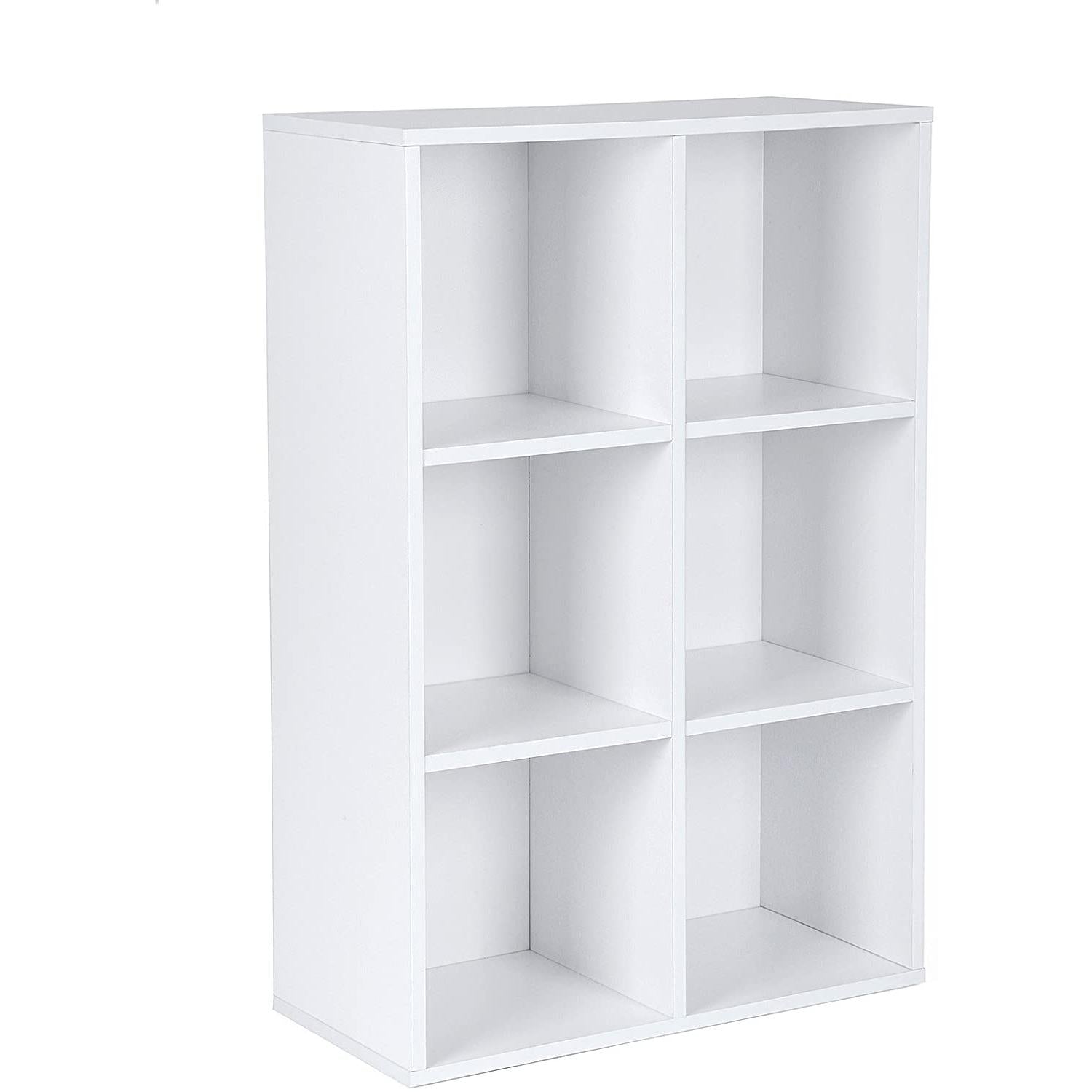 Polica za knjige na 3 razine 65,5 x 30 x 97,5 cm, bijela | VASAGLE-vitahome.hr