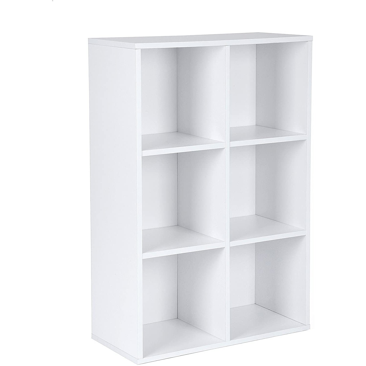 Polica za knjige na 3 razine 65,5 x 30 x 97,5 cm, bijela | VASAGLE-vitahome.hr